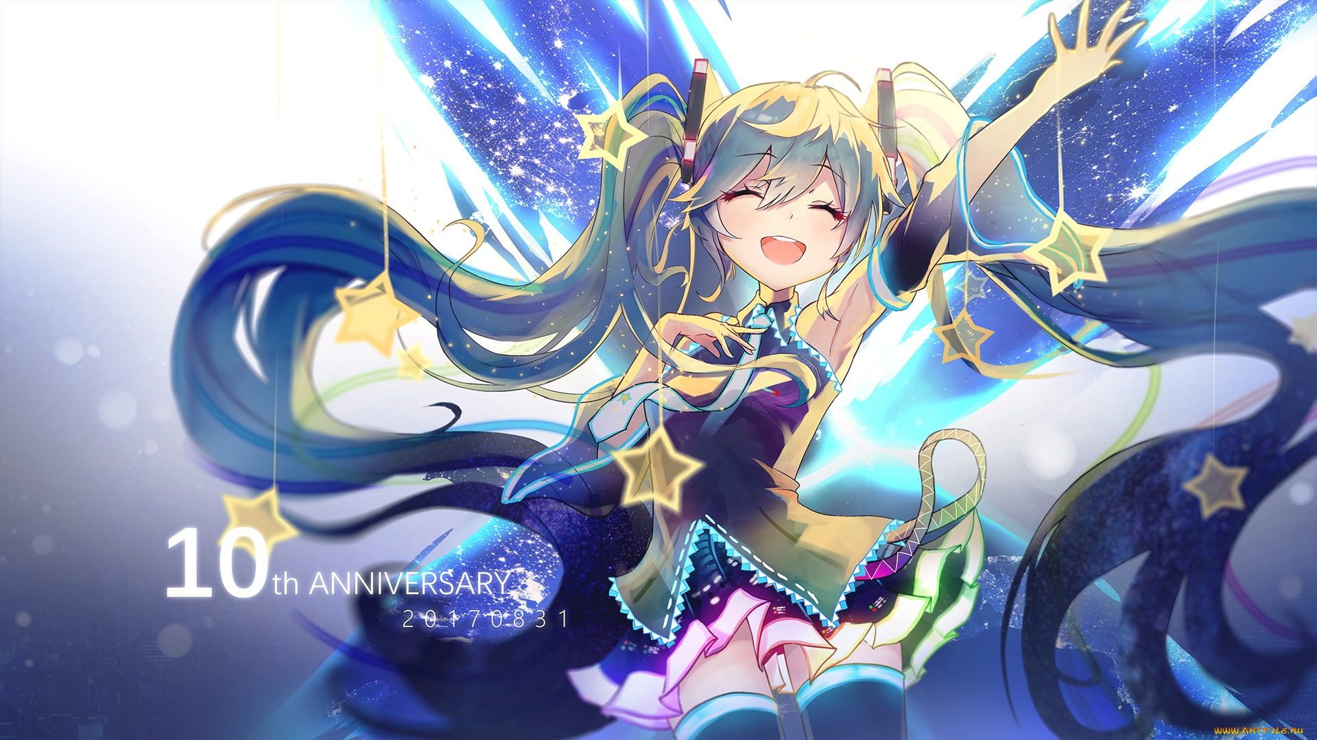 аниме, vocaloid, hatsune, miku