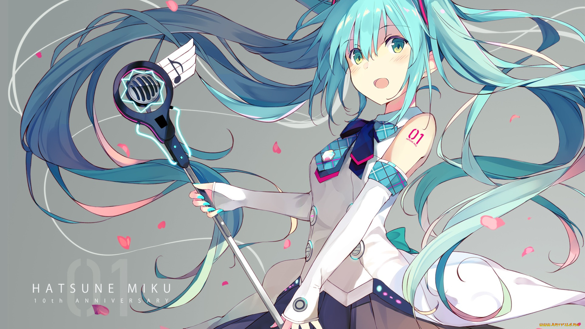 аниме, vocaloid, hatsune, miku