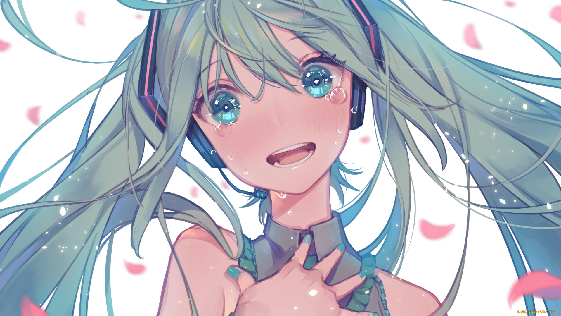 аниме, vocaloid, hatsune, miku