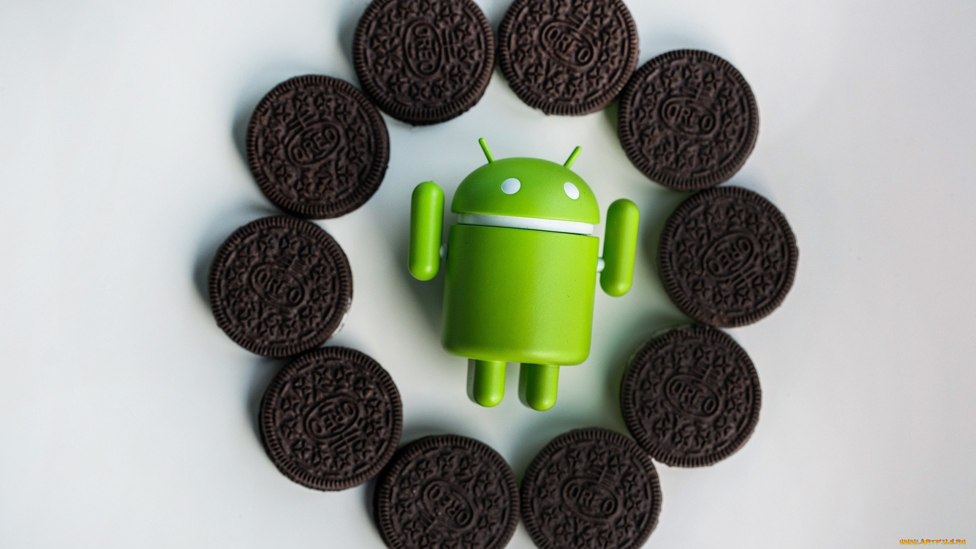 компьютеры, android, фон, логотип