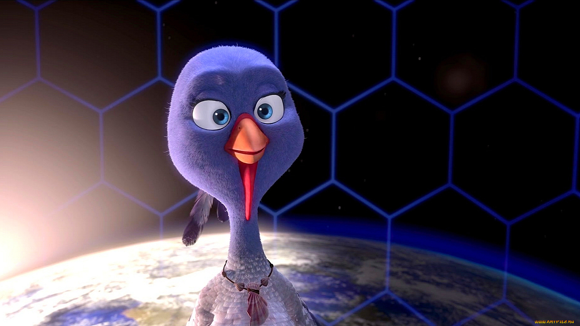 мультфильмы, free, birds, голова, планета, птица, индюк