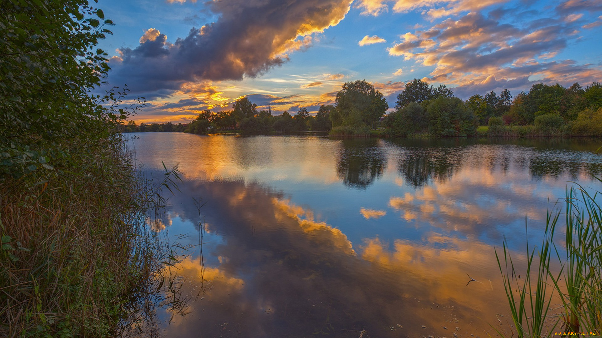 природа, реки, озера, простор