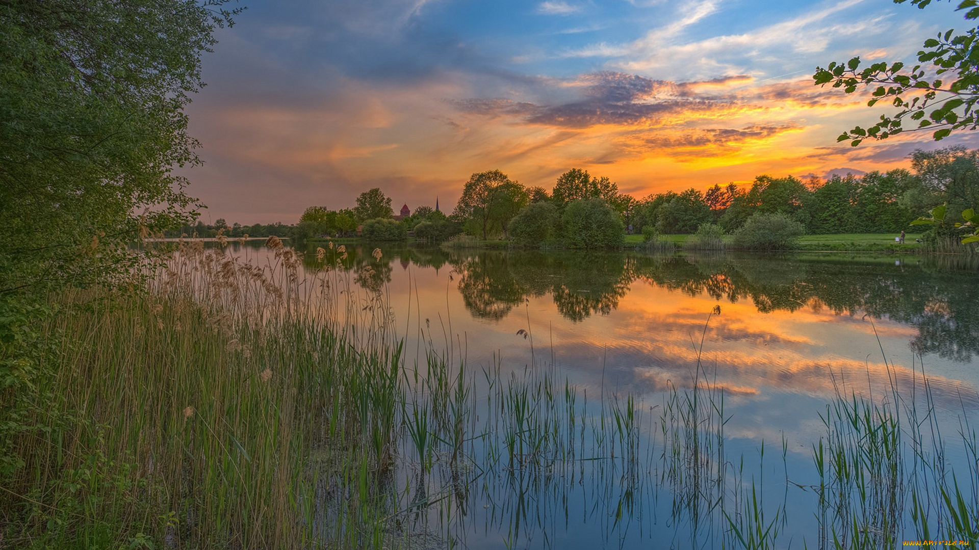 природа, реки, озера, простор