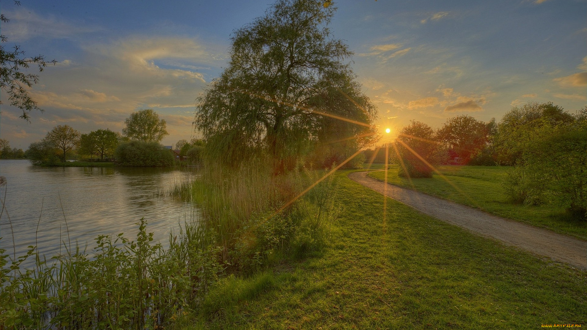 природа, восходы, закаты, простор