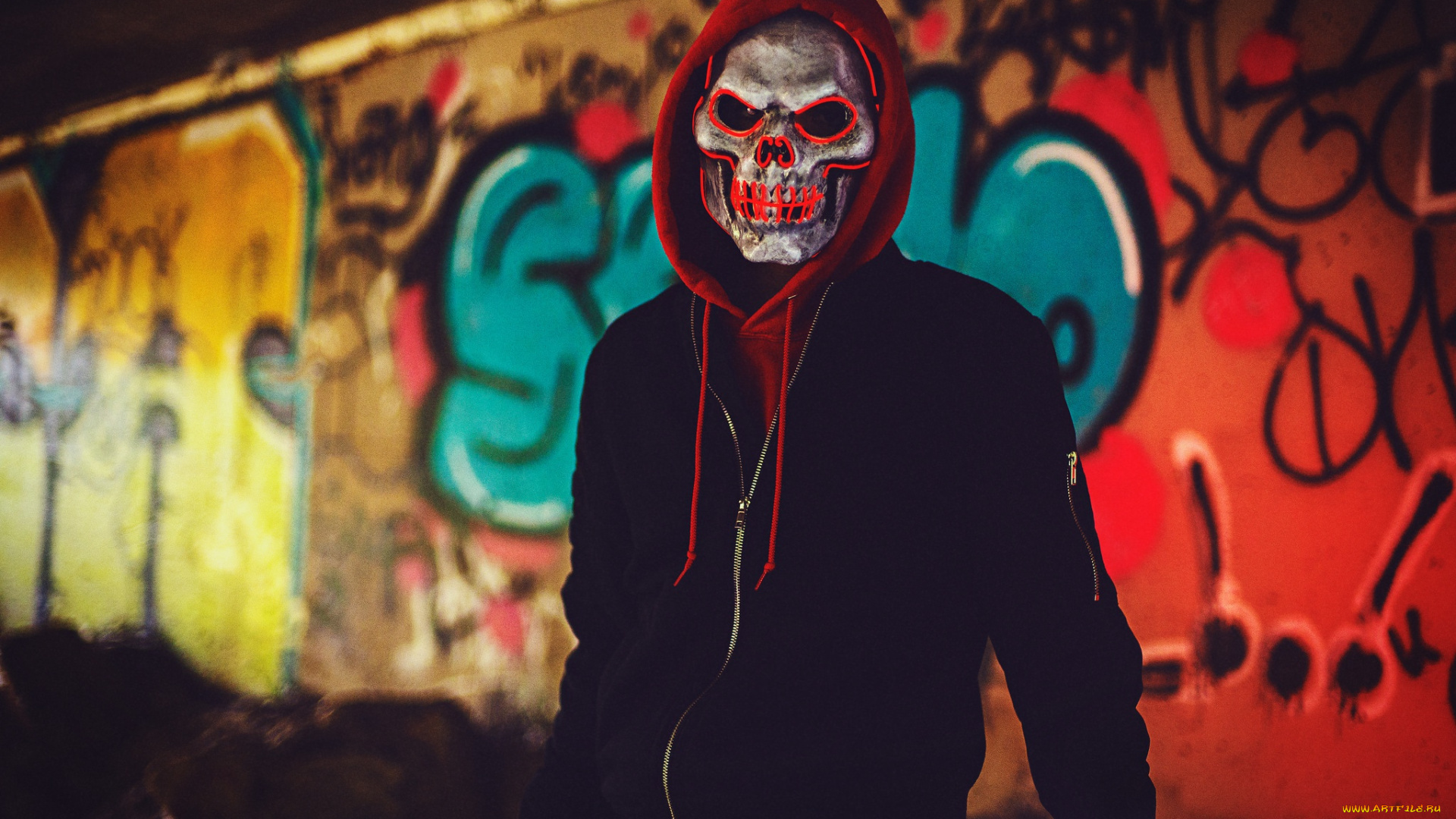 разное, маски, , карнавальные, костюмы, маска, мужчина, череп, капюшон