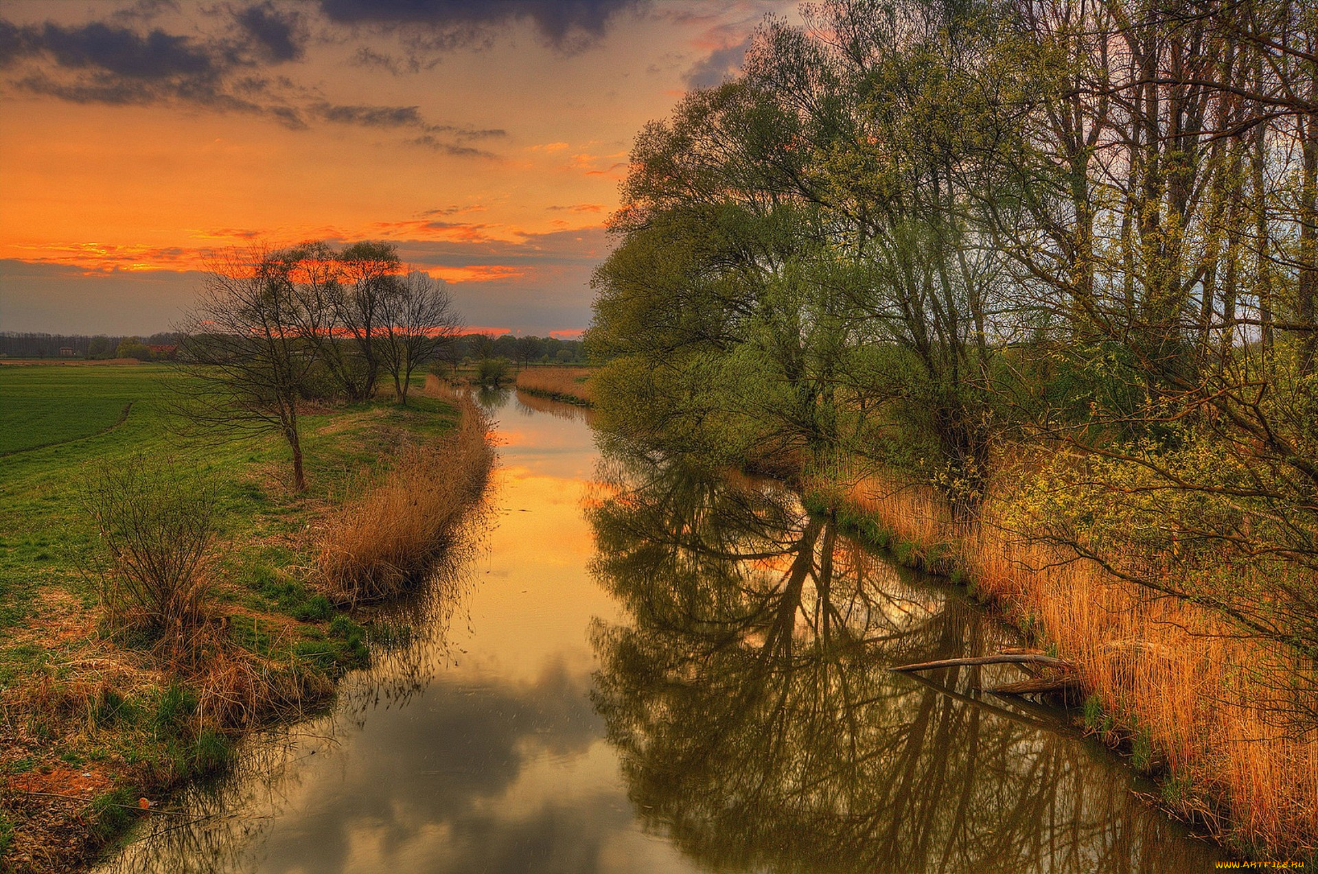 природа, реки, озера, простор