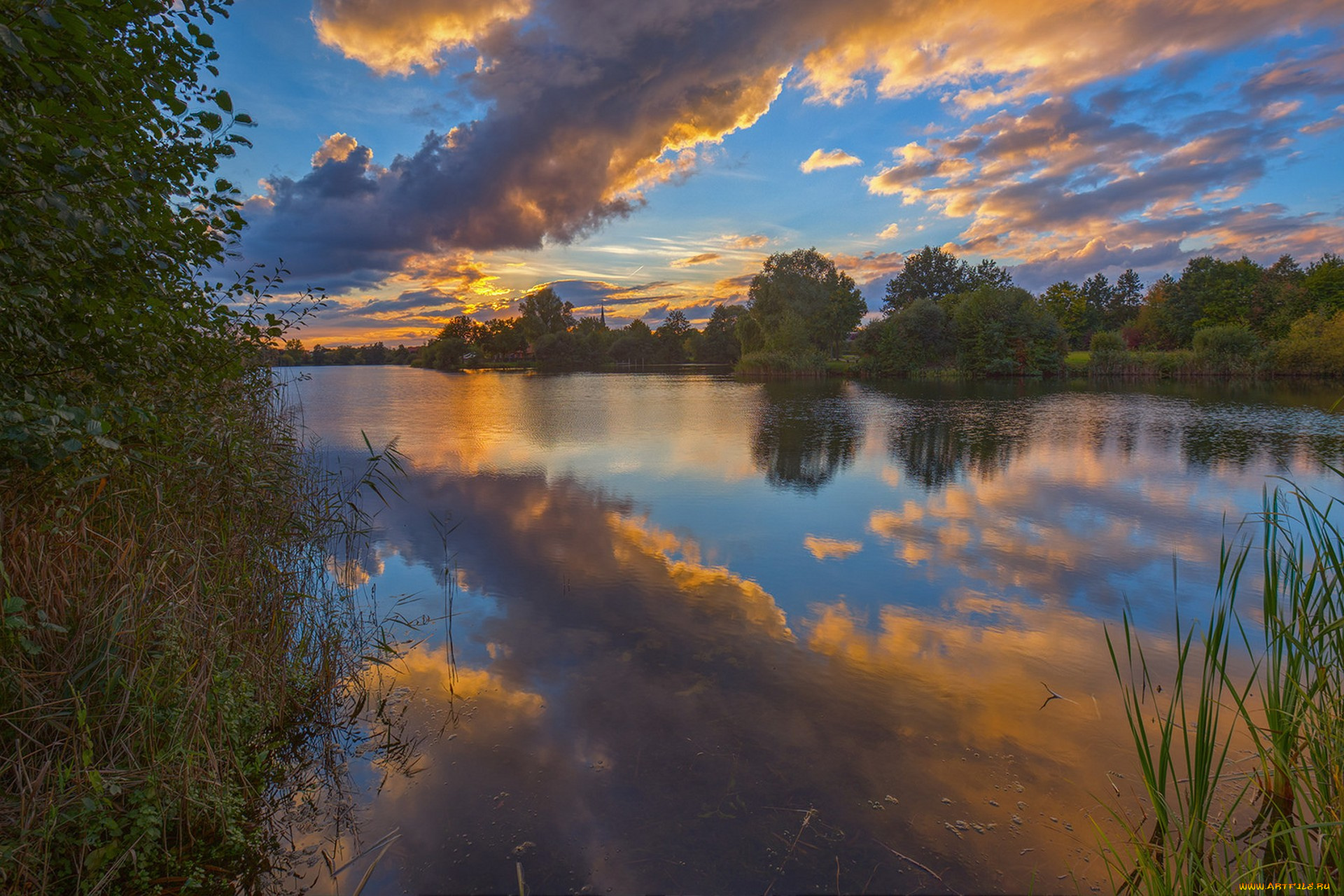 природа, реки, озера, простор