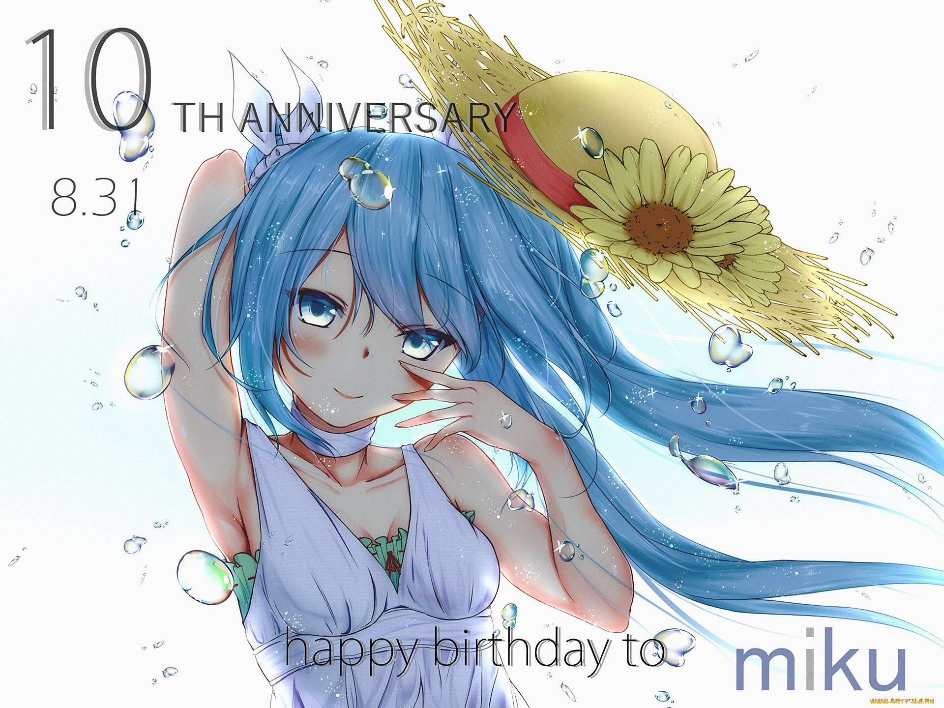 аниме, vocaloid, девушка