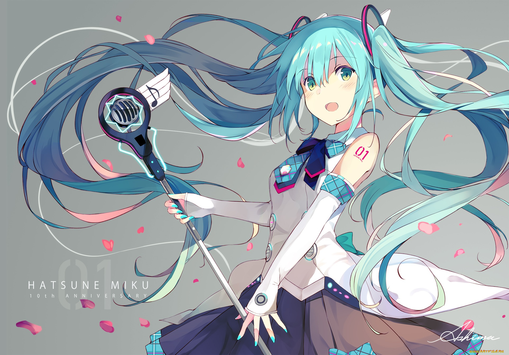 аниме, vocaloid, hatsune, miku