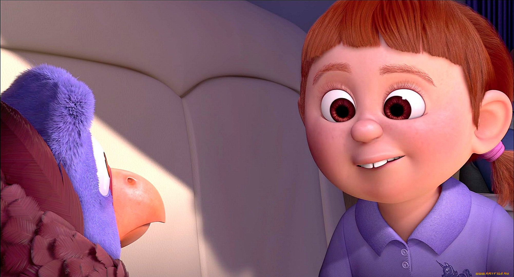 мультфильмы, free, birds, девочка, морда