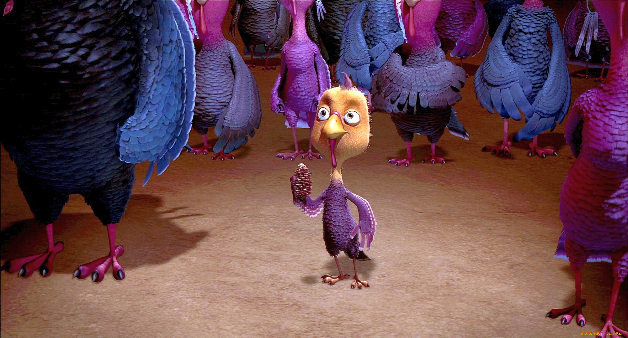 мультфильмы, free, birds, много, птица, шишка, птенец