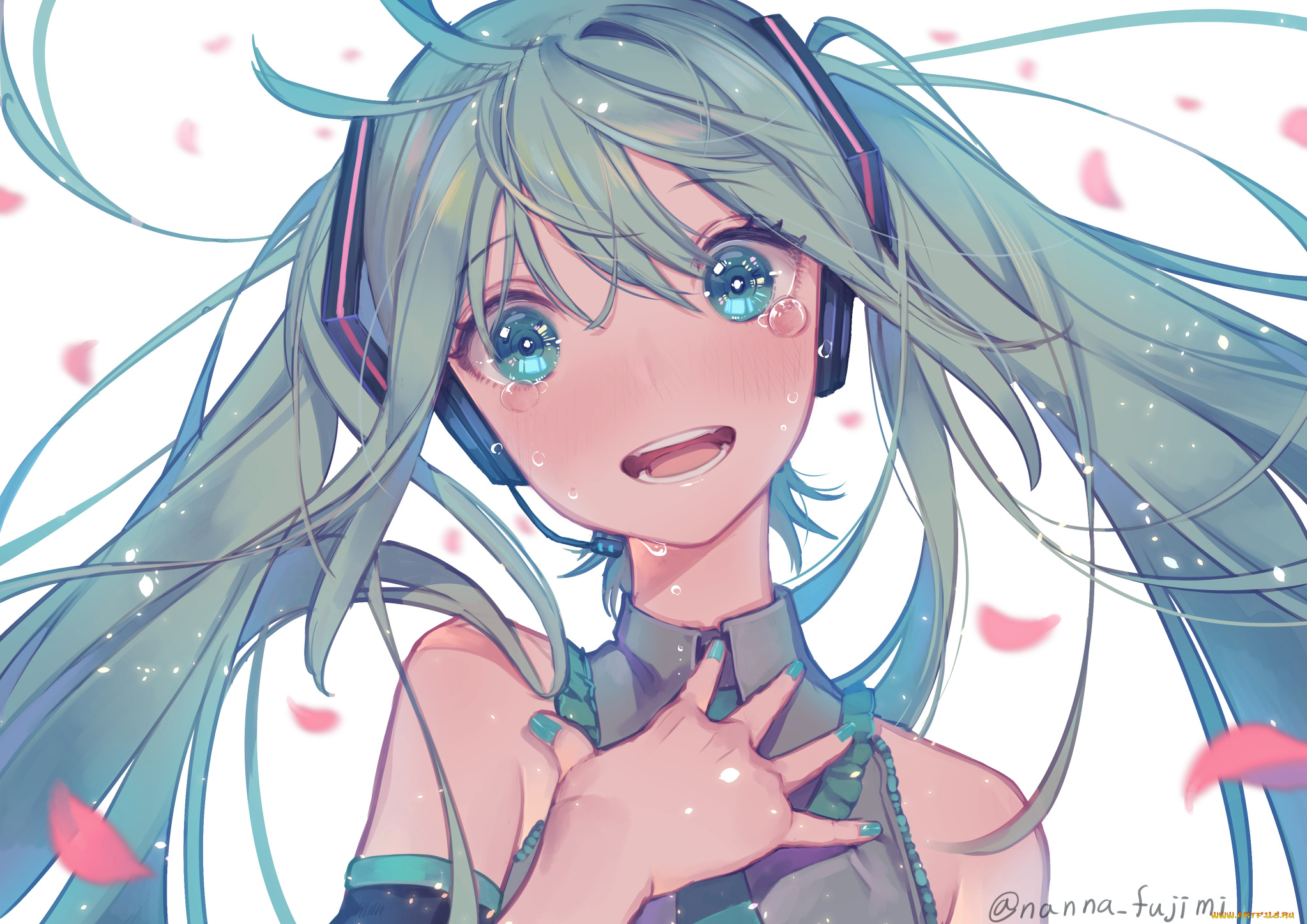 аниме, vocaloid, hatsune, miku