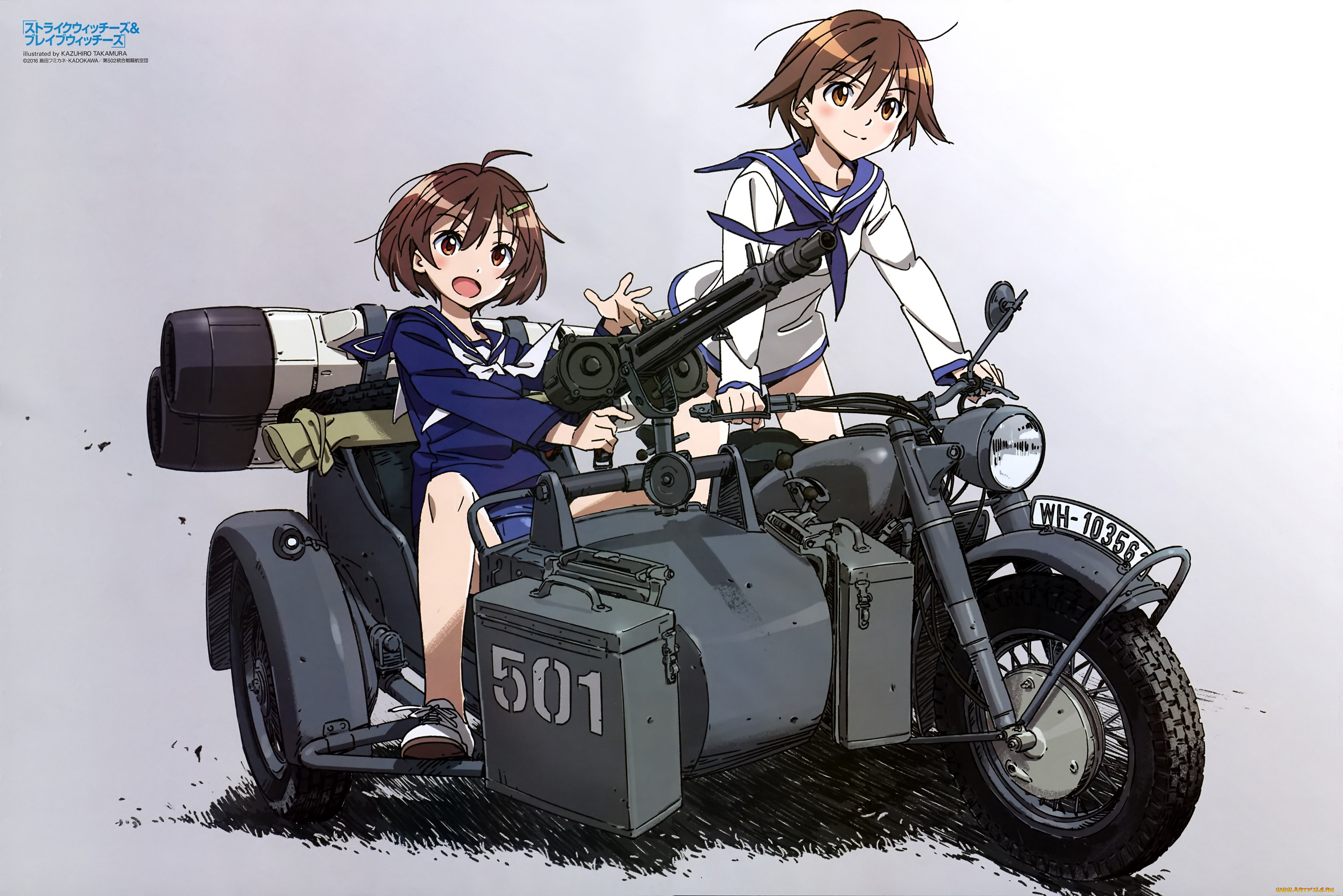 аниме, strike, witches, девочки