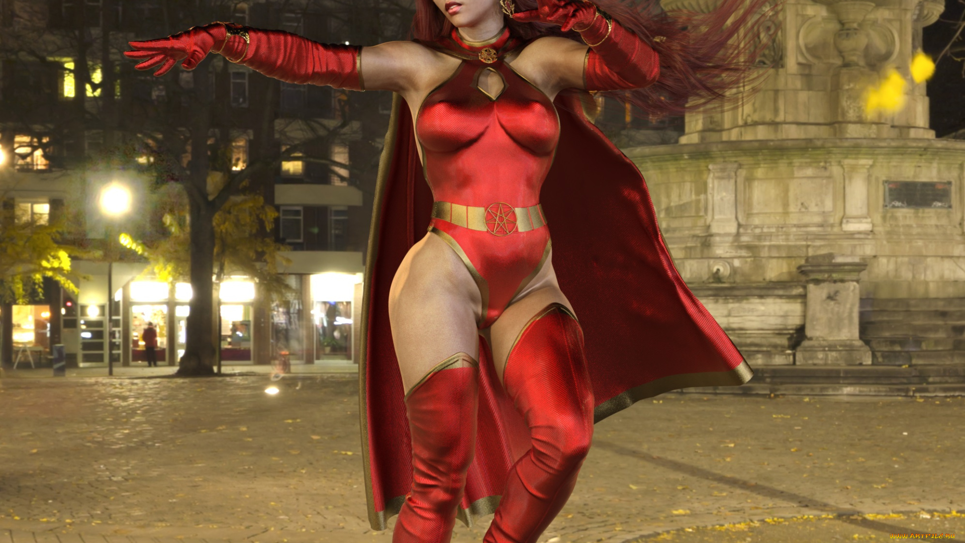 3д, графика, фантазия, , fantasy, фон, девушка, взгляд