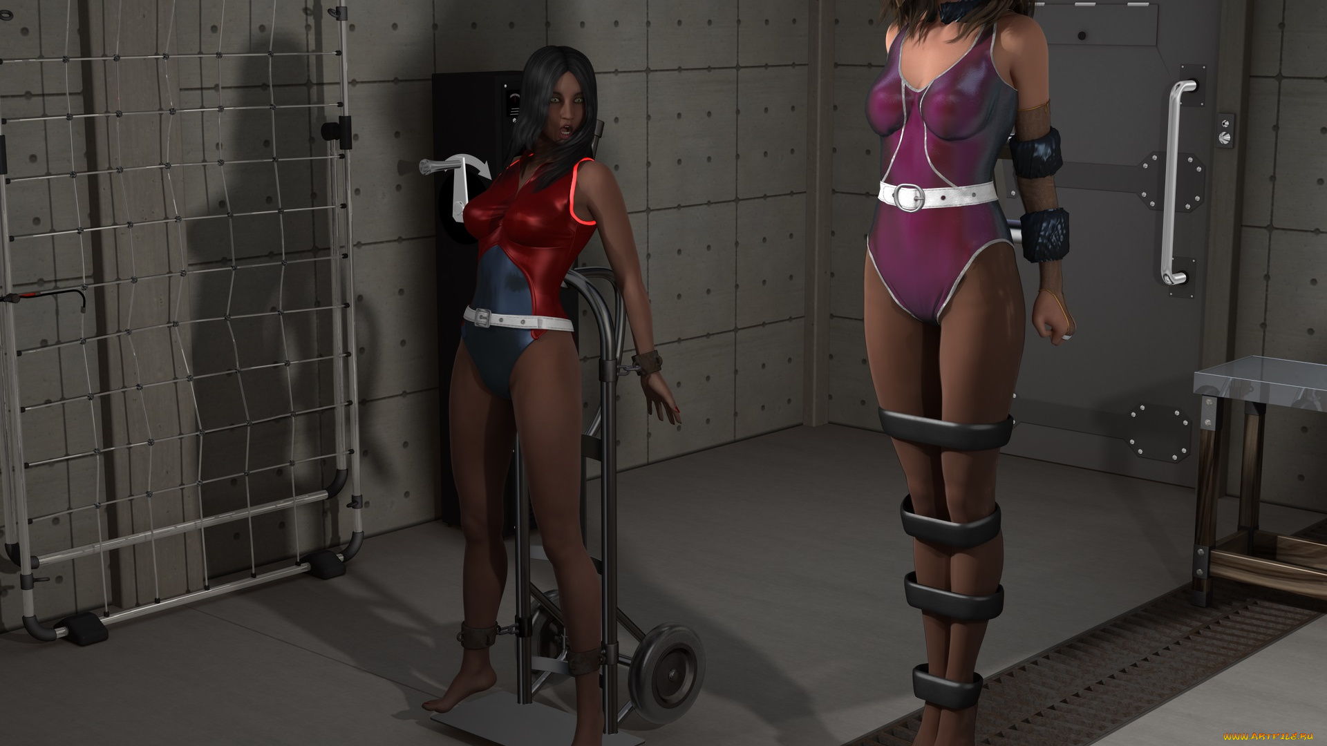 3д, графика, фантазия, , fantasy, фон, взгляд, девушки