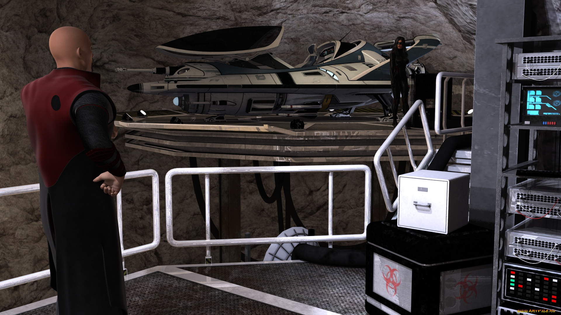 3д, графика, фантазия, , fantasy, взгляд, девушка, фон