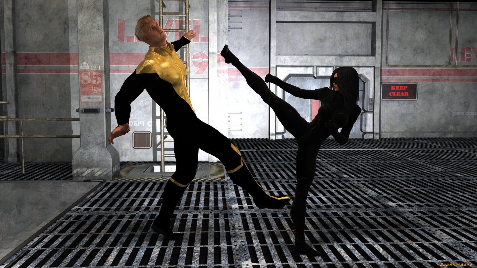 3д, графика, фантазия, , fantasy, взгляд, фон, девушка