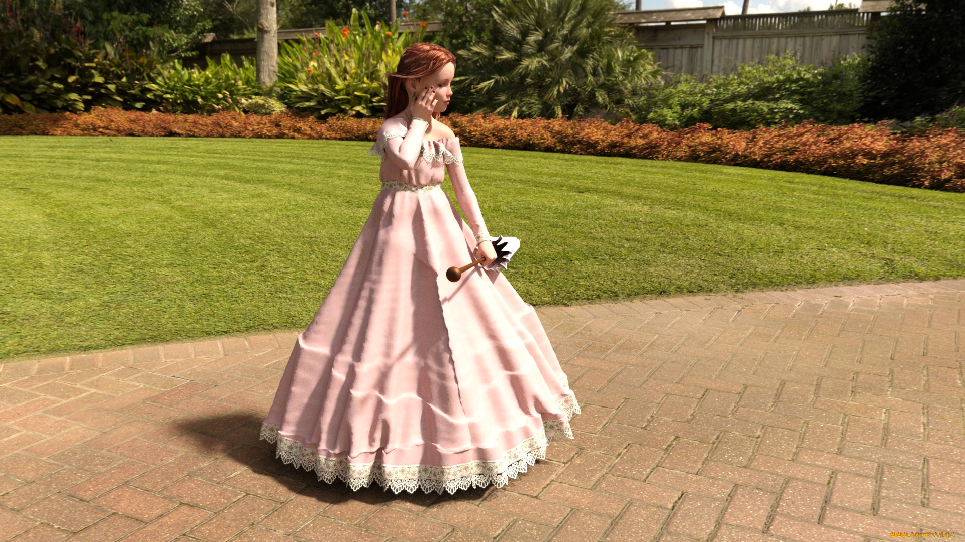 3д, графика, люди, , people, фон, взгляд, девушка