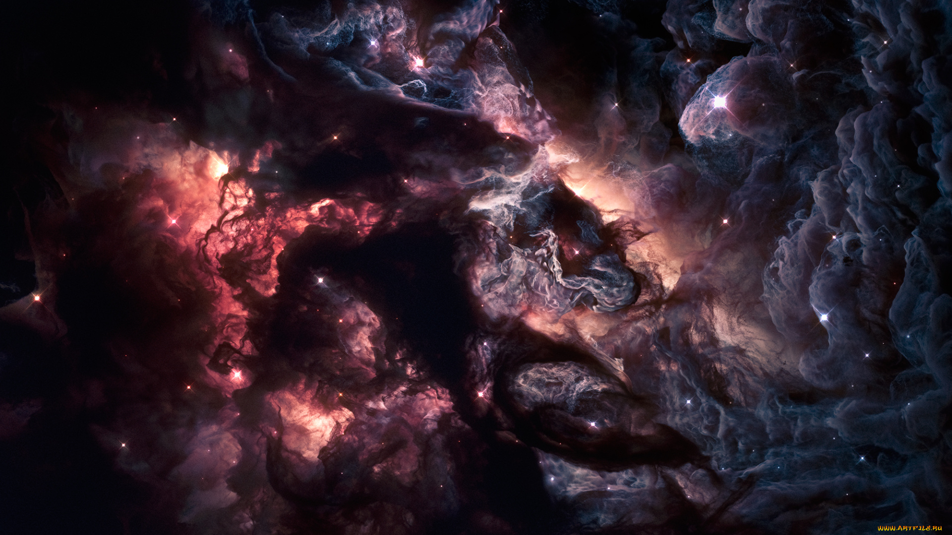 космос, галактики, туманности, вселенная, звезды, туманность, галактика