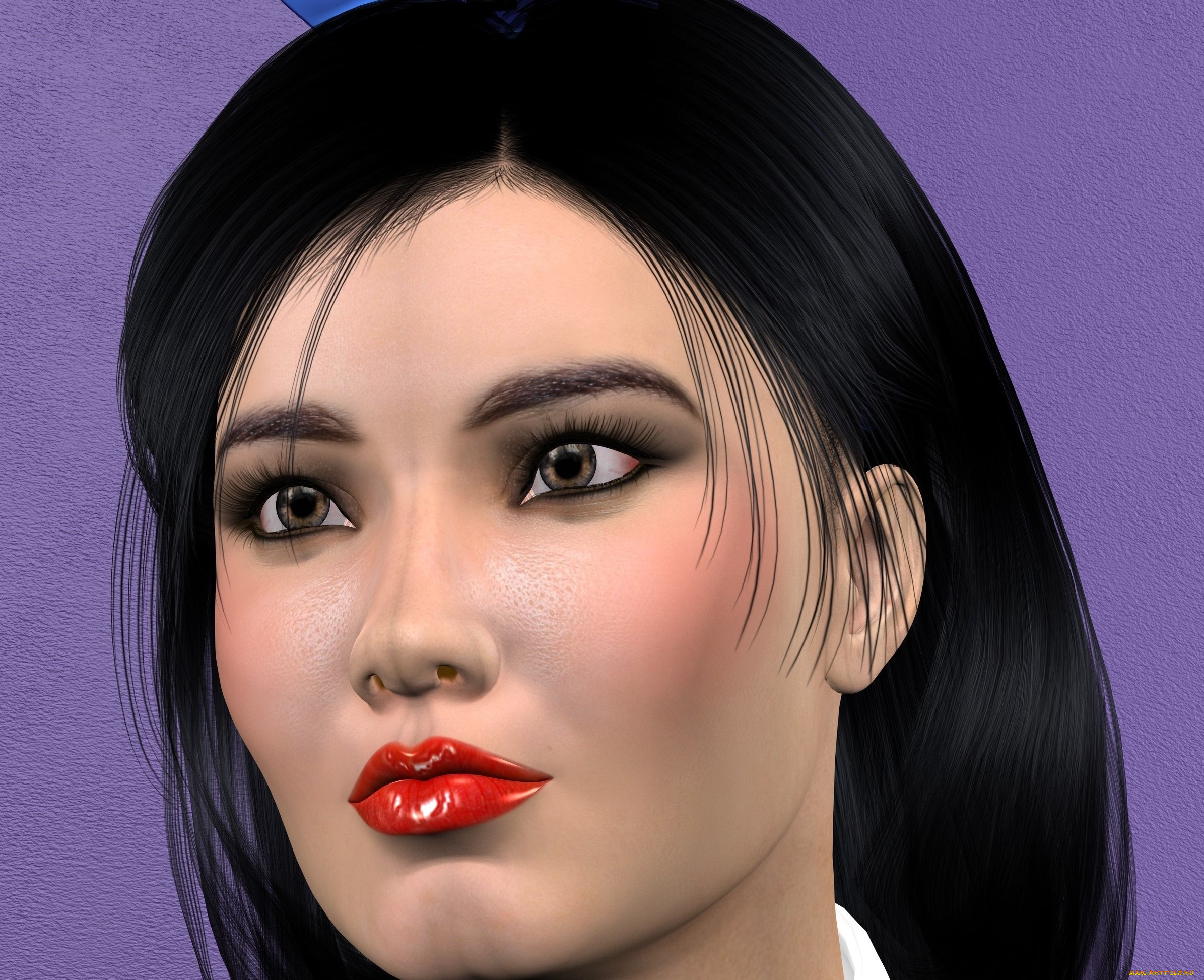 3д, графика, портрет, , portraits, фон, взгляд, девушка