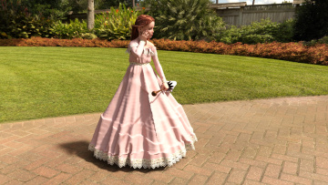 Картинка 3д+графика люди+ people фон взгляд девушка