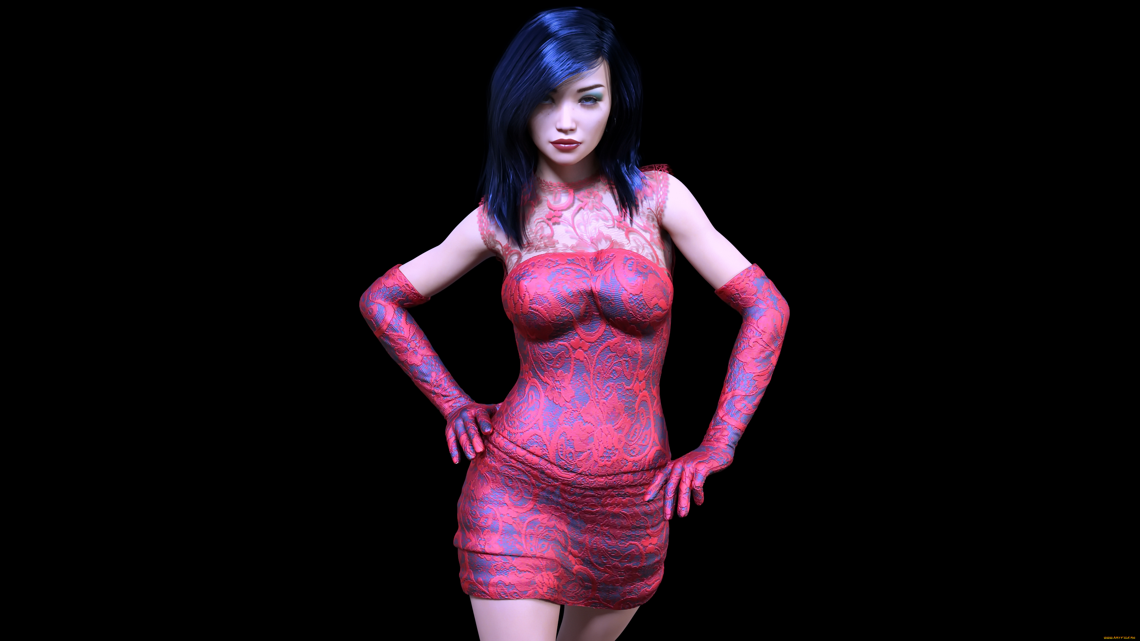 3д, графика, люди, , people, фон, взгляд, девушка