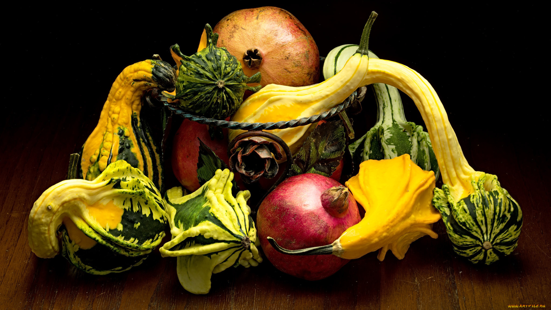 еда, фрукты, и, овощи, вместе, снедь