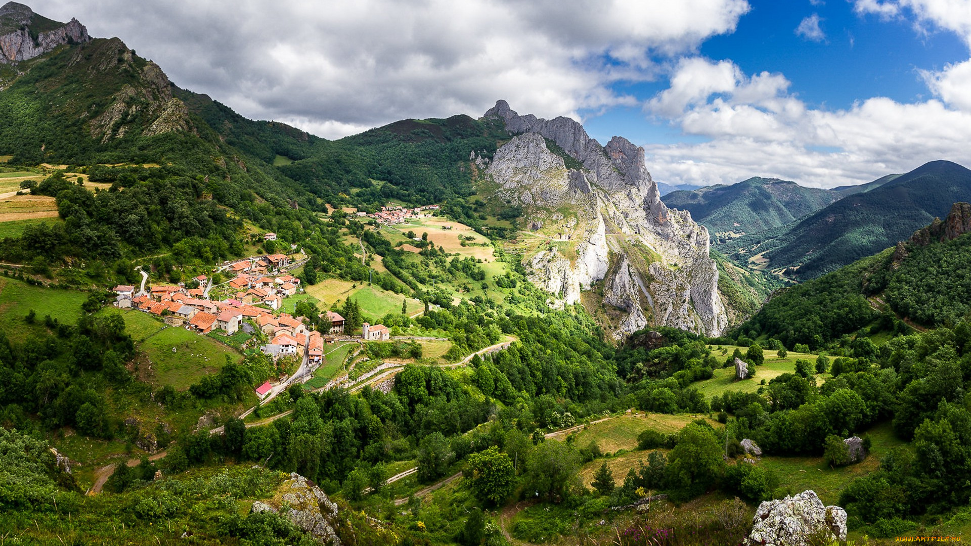 города, -, пейзажи, простор