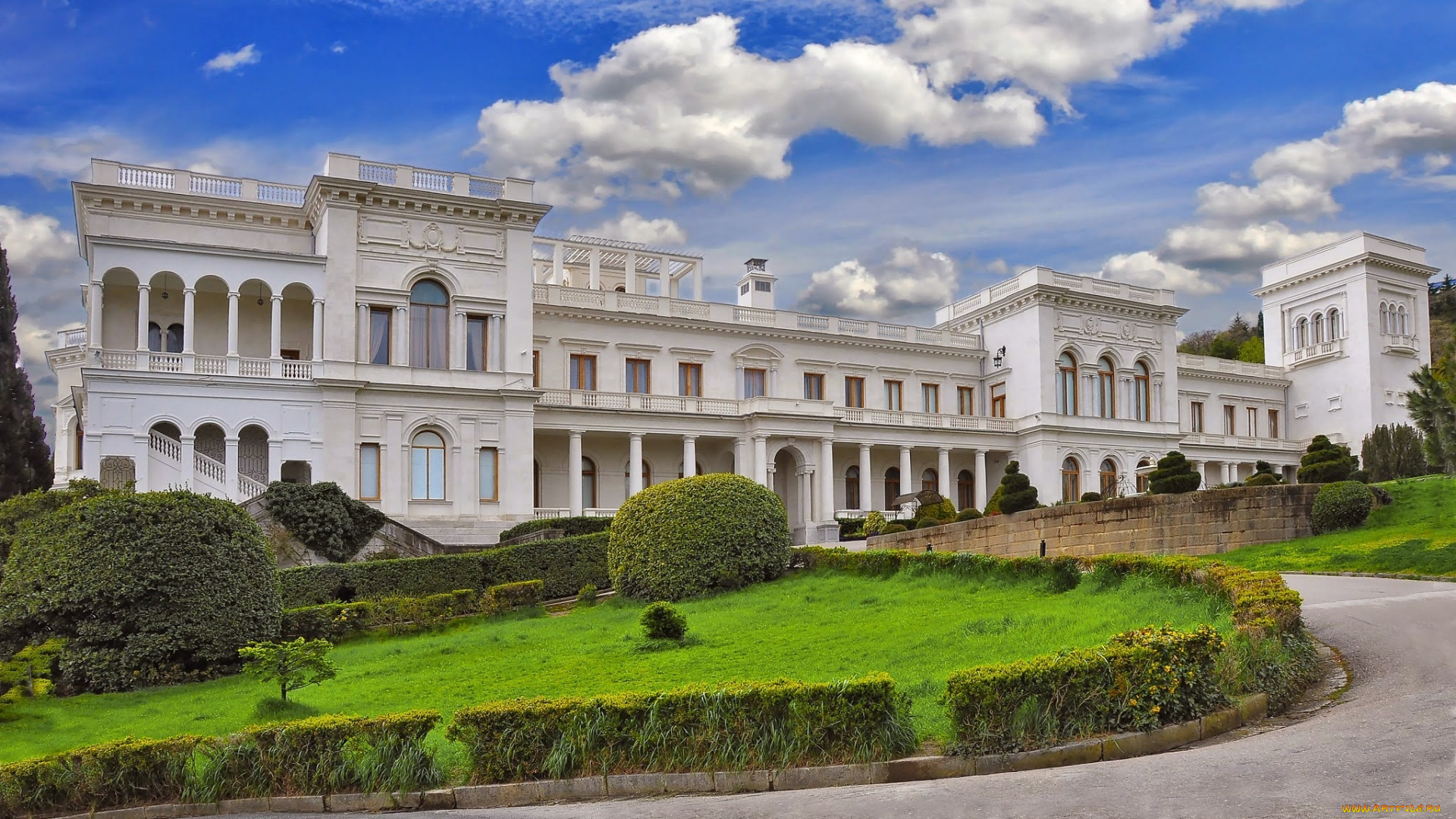 ливадийский, дворец, города, -, дворцы, , замки, , крепости, ливадийский, крым, ливадия, ялта, дворец