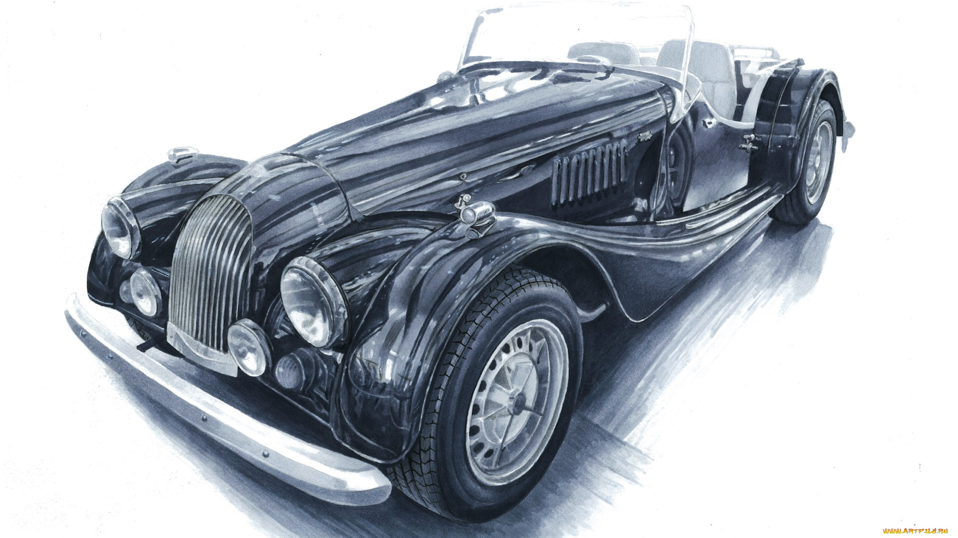 рисованное, авто, мото, фон, автомобиль