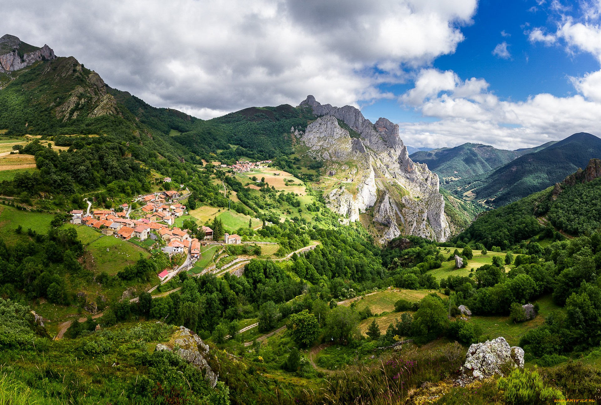 города, -, пейзажи, простор