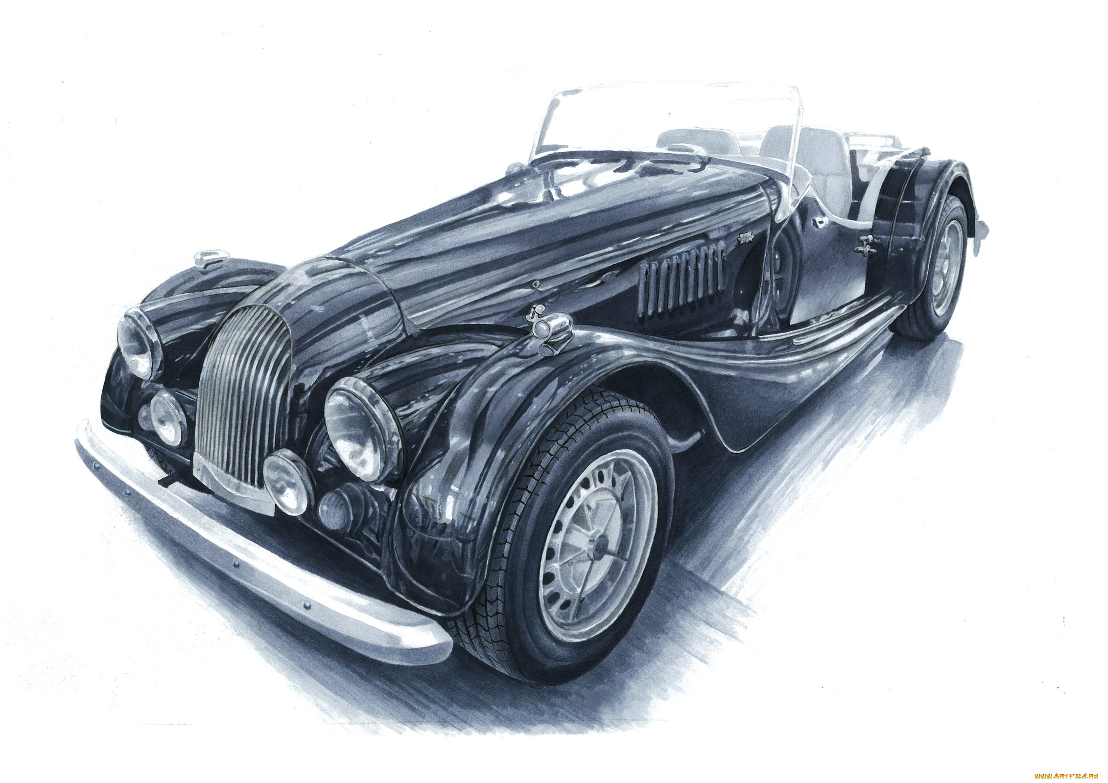 рисованное, авто, мото, фон, автомобиль