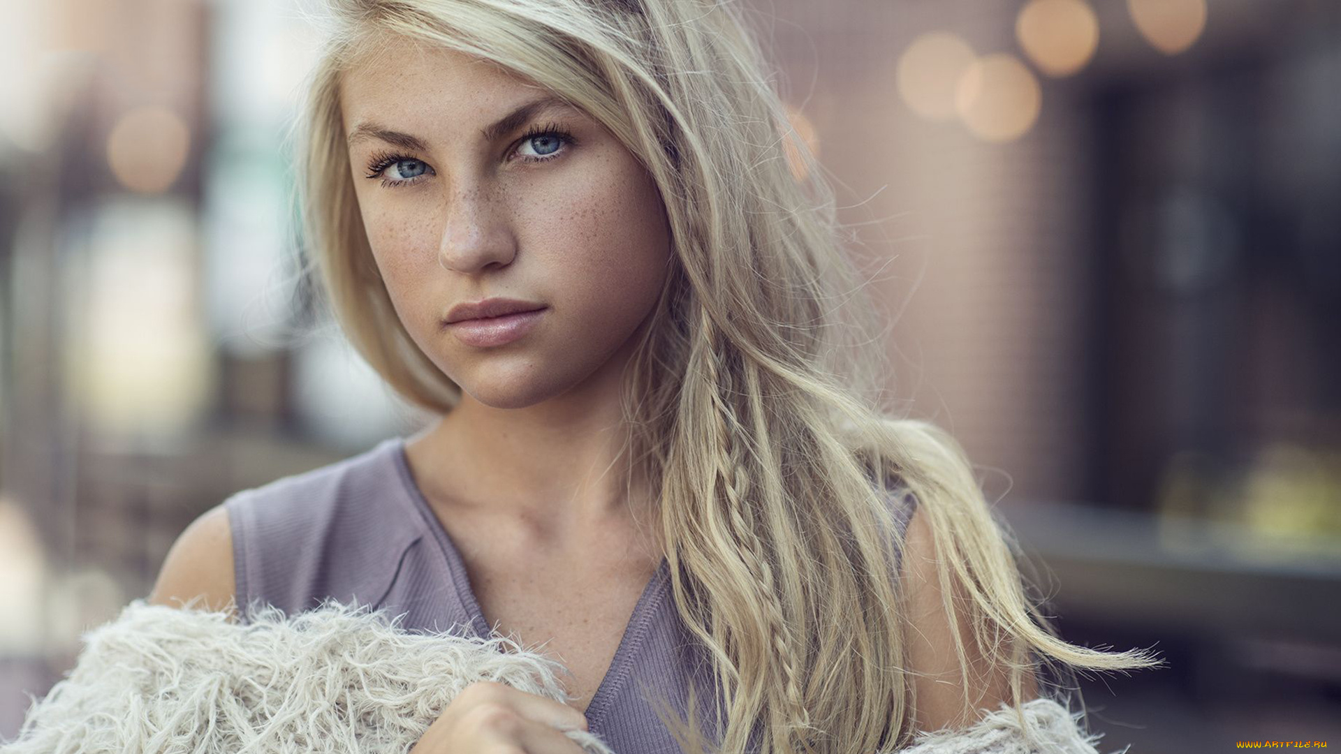 девушки, -, лица, , портреты, девушка, блондинка, модель, портрет, лицо, красотка, взгляд, макияж, причёска, флирт