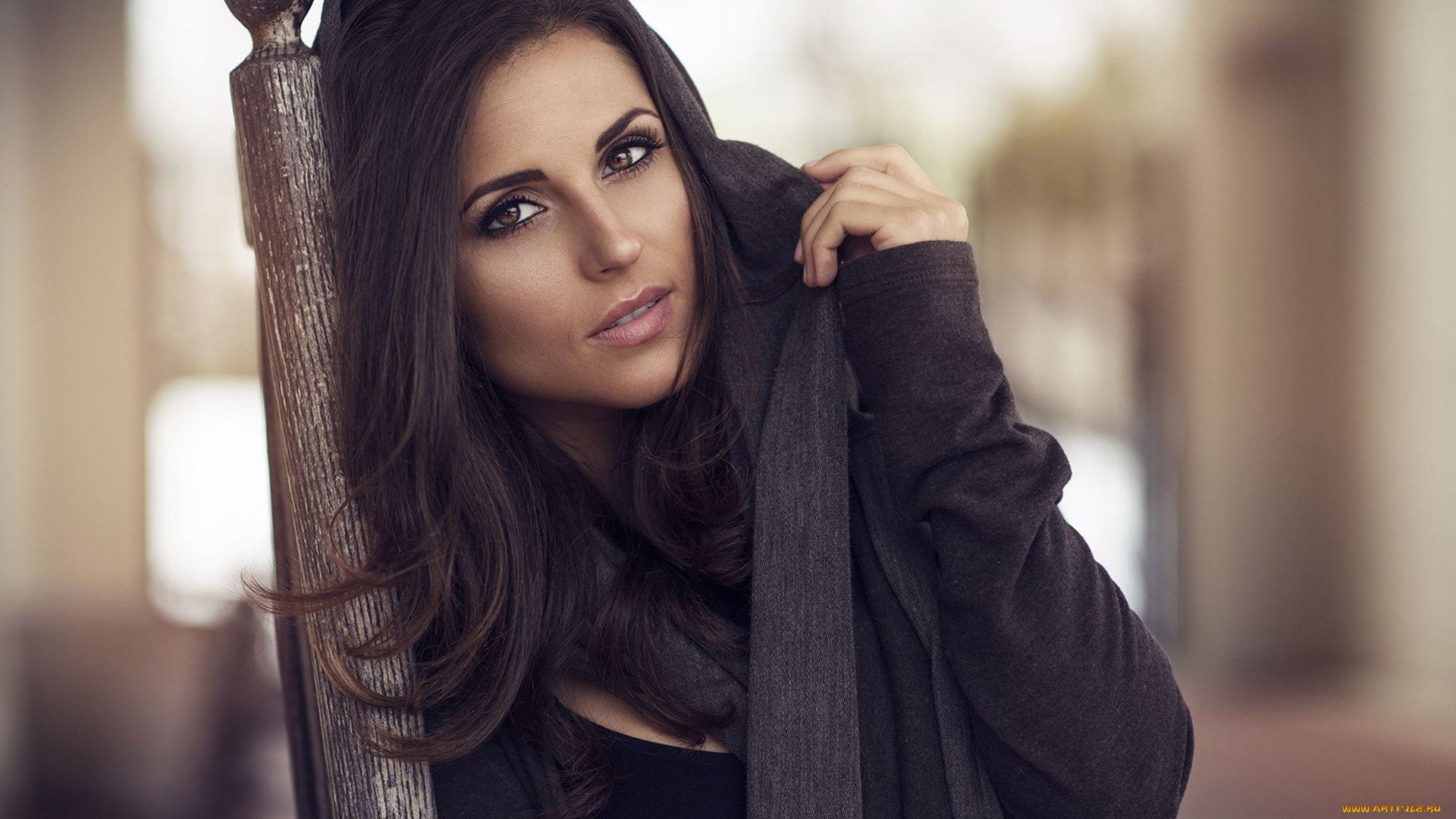 девушки, -, лица, , портреты, девушка, брюнетка, модель, портрет, лицо, красотка, взгляд, макияж, причёска, флирт, marisa