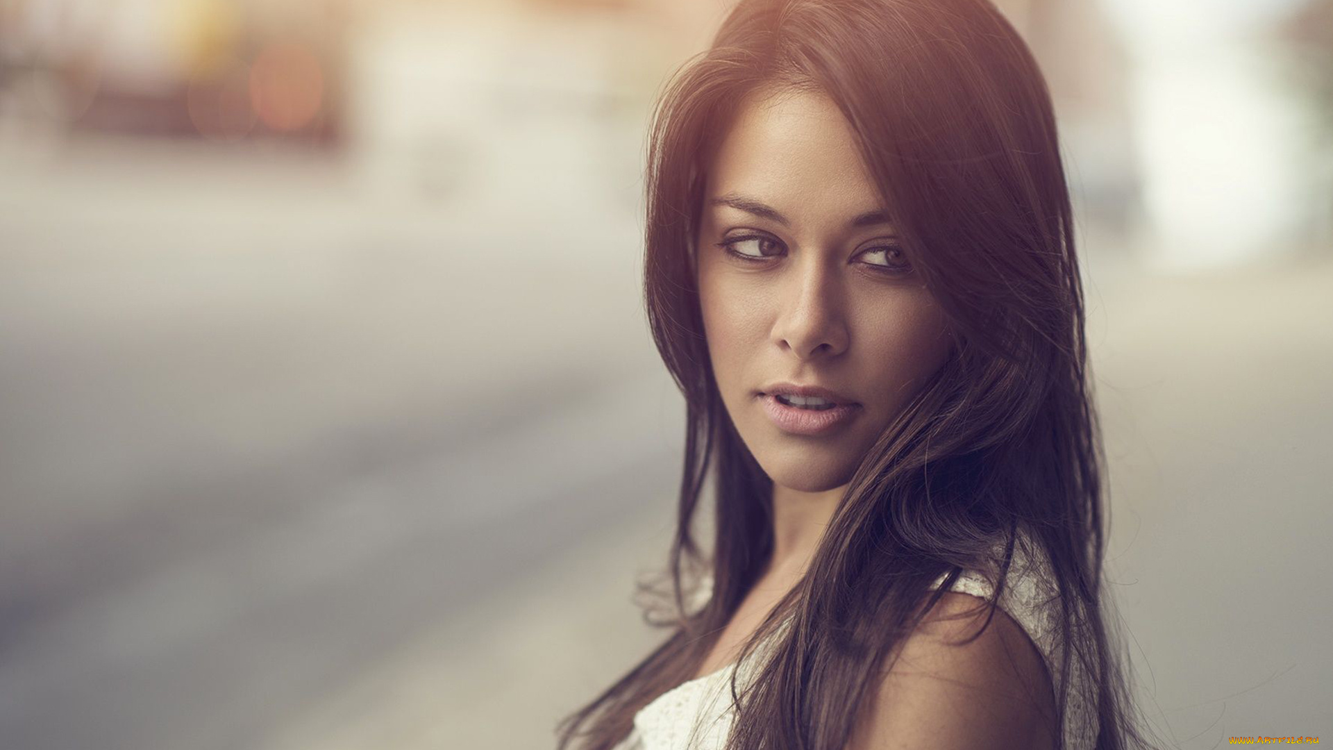 девушки, -, лица, , портреты, девушка, брюнетка, модель, портрет, лицо, красотка, взгляд, макияж, причёска, флирт