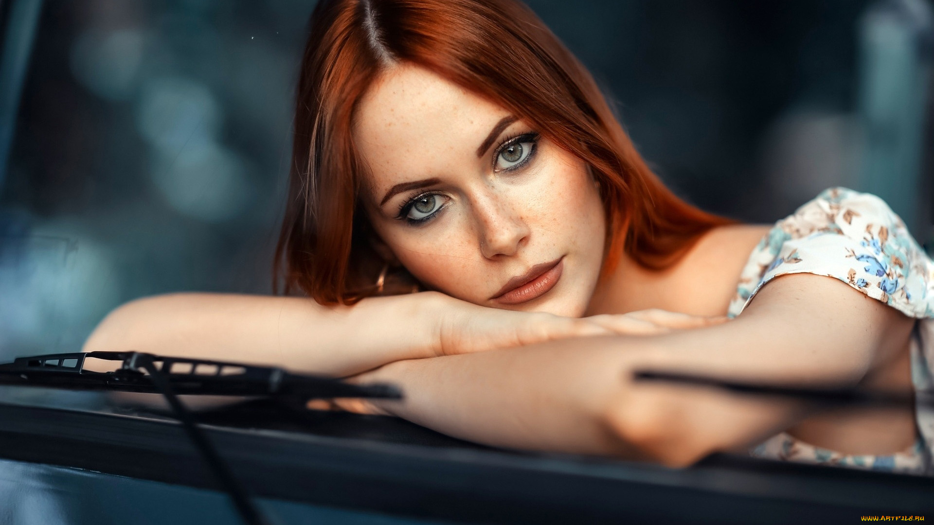 девушки, -, лица, , портреты, поза, взгляд