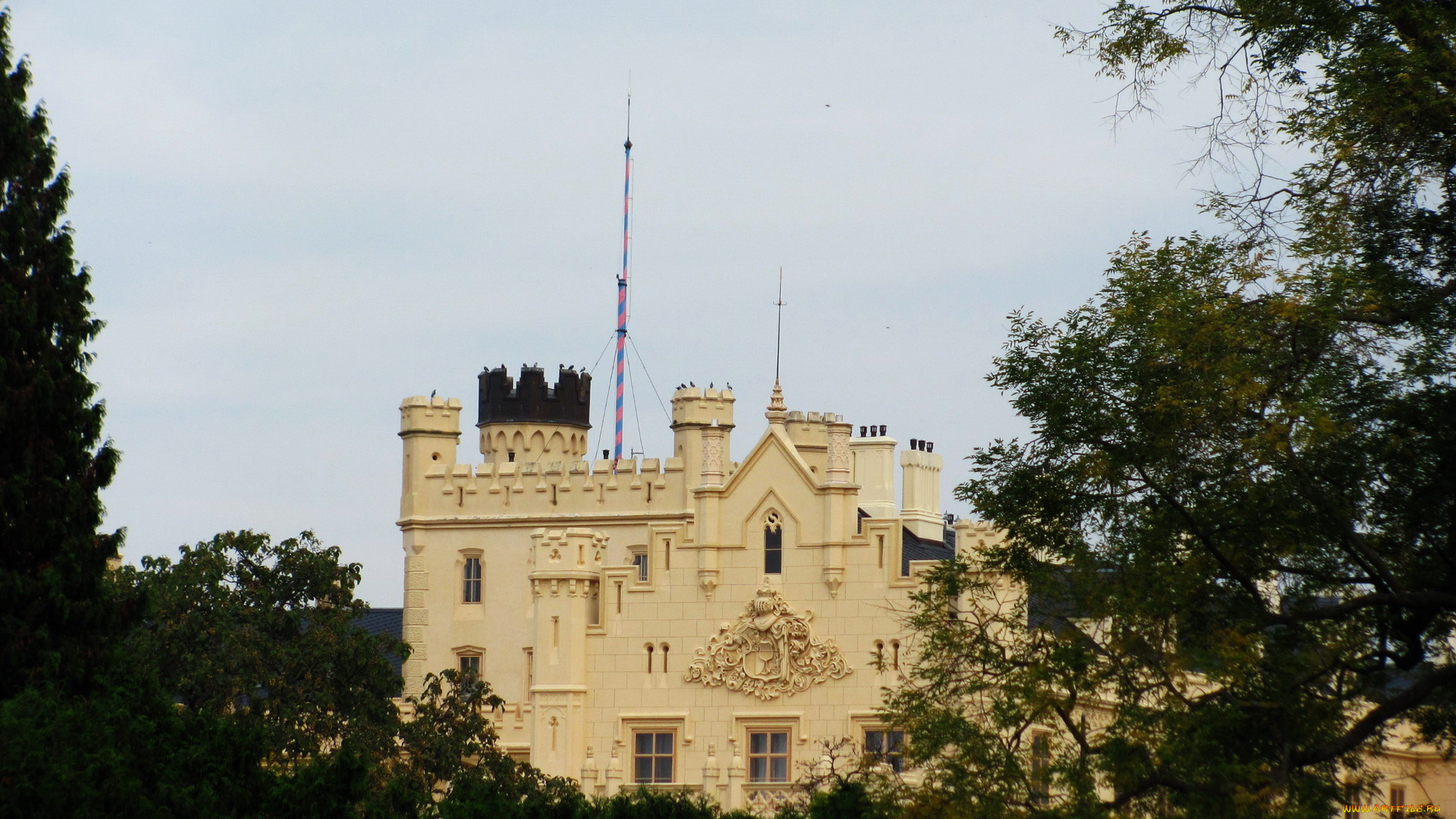 lednice, castle, города, замок, леднице, , чехия, lednice, castle