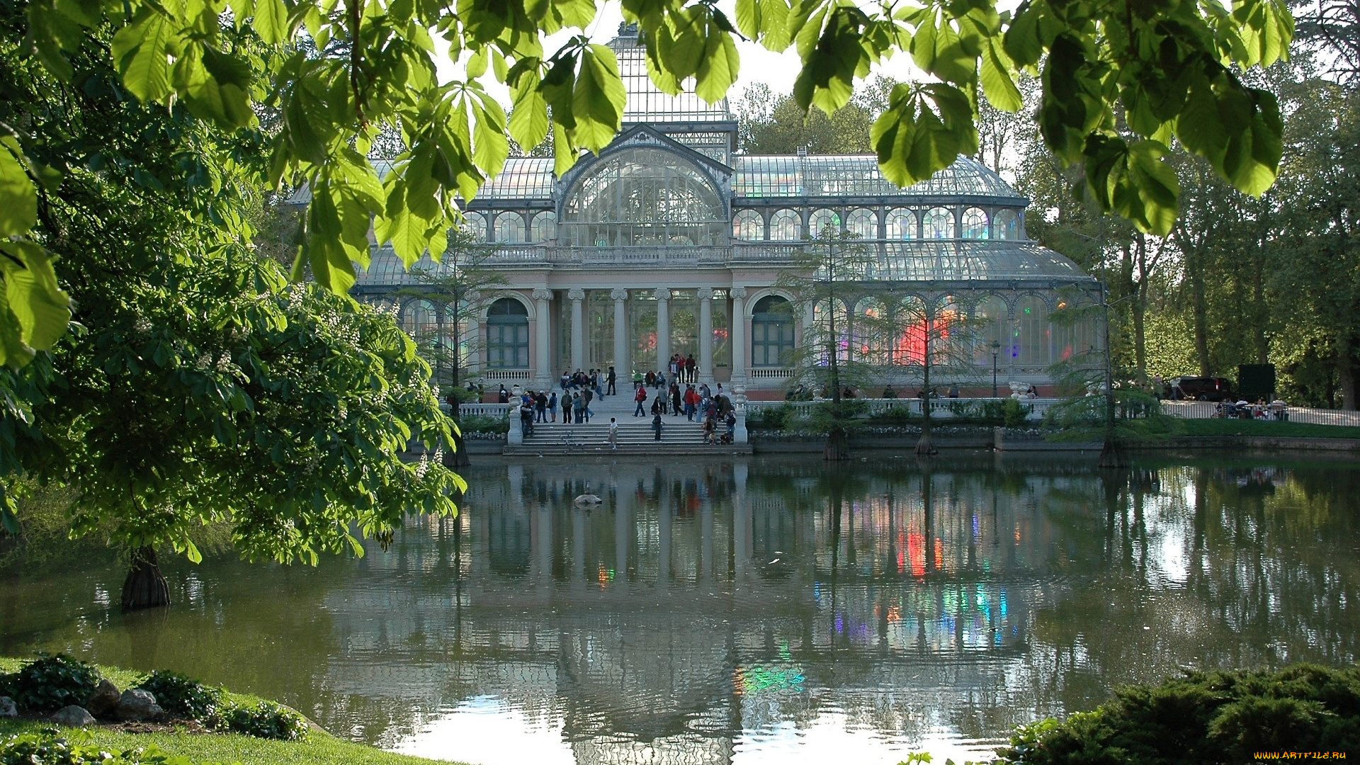 palacio, de, cristal, города, мадрид, , испания, palacio, de, cristal
