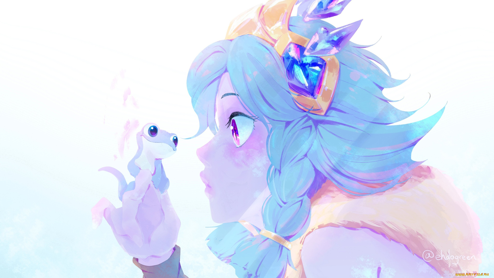 видео, игры, league, of, legends, neeko, лицо, ящерица