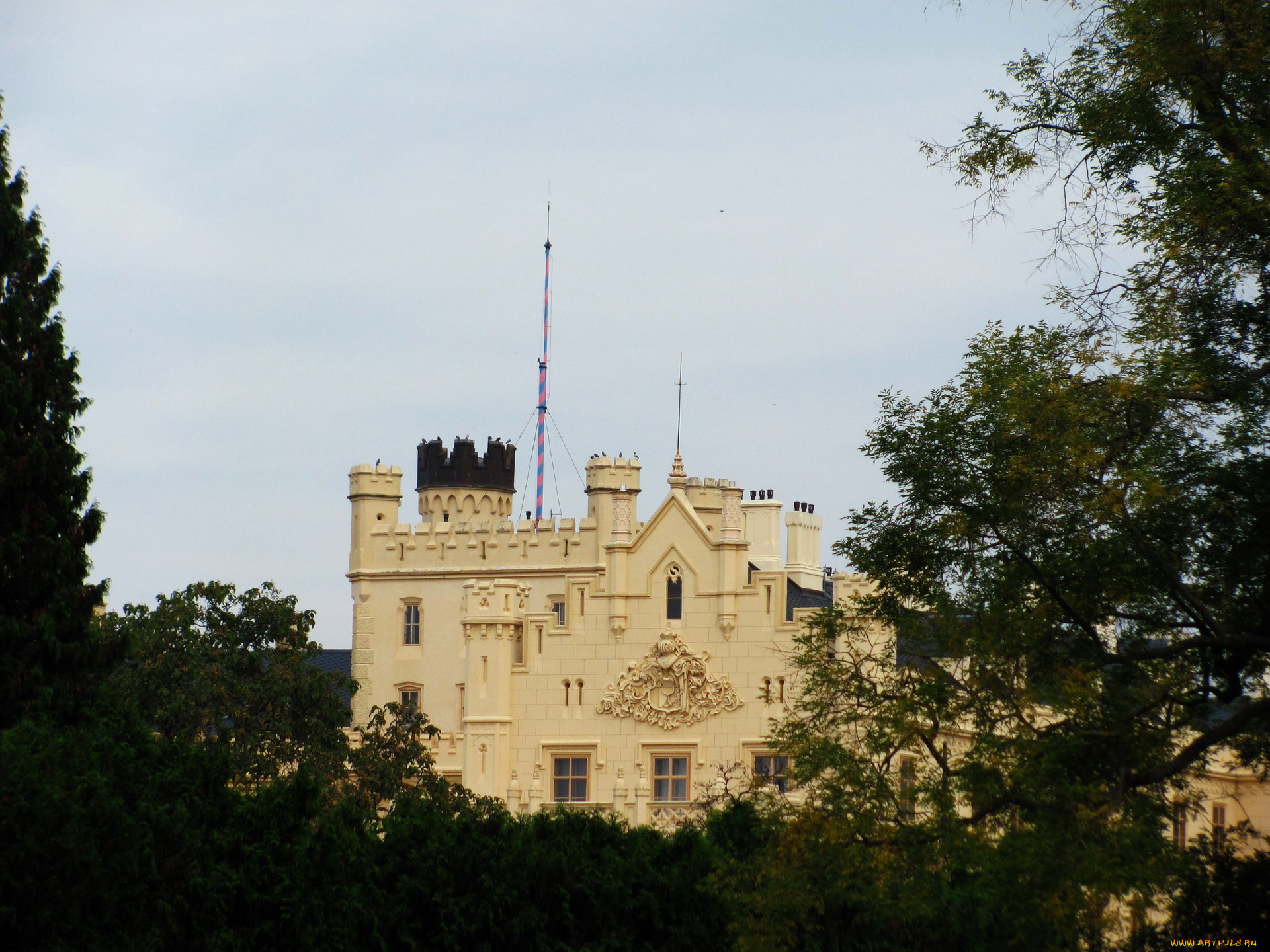lednice, castle, города, замок, леднице, , чехия, lednice, castle
