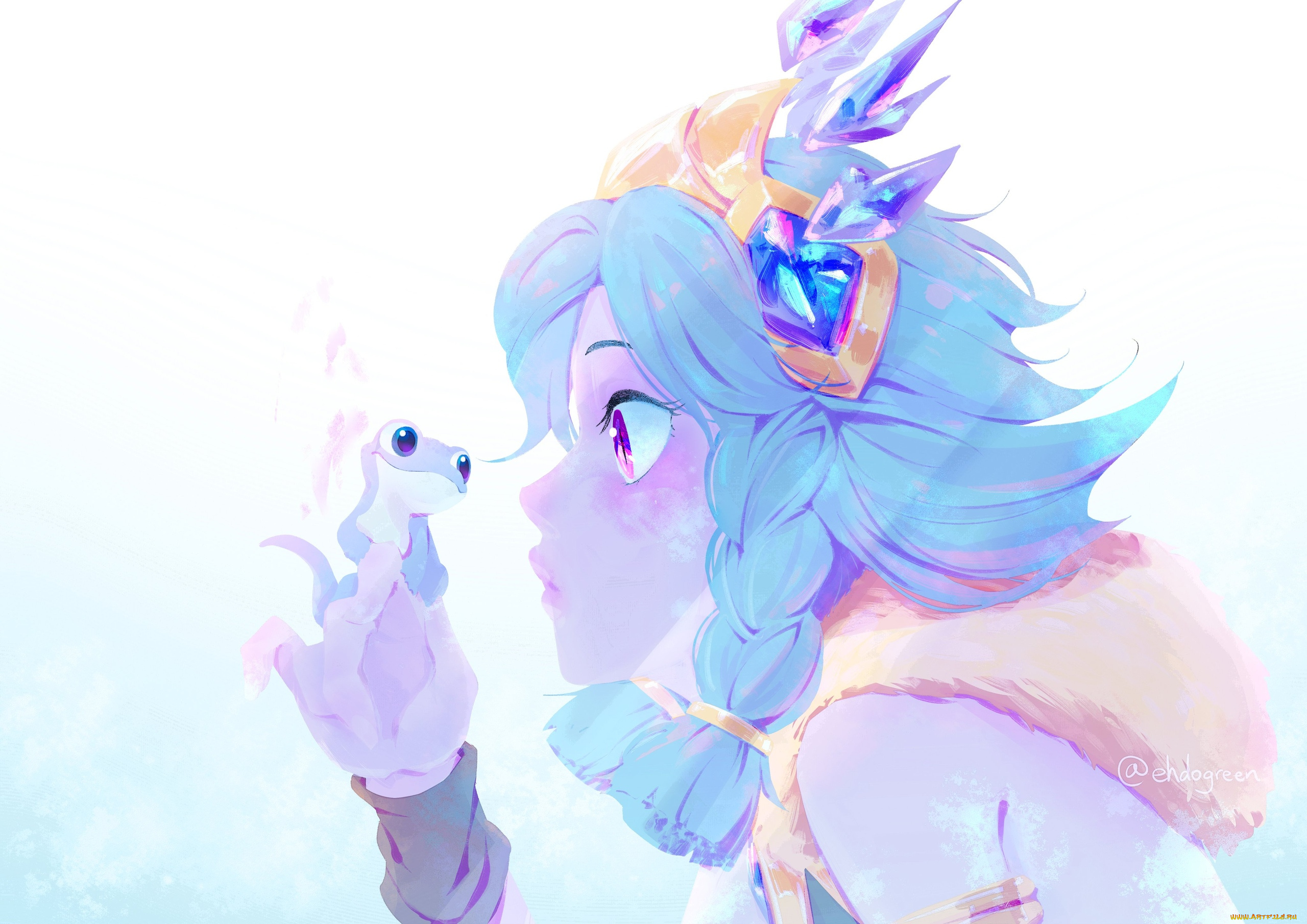 видео, игры, league, of, legends, neeko, лицо, ящерица