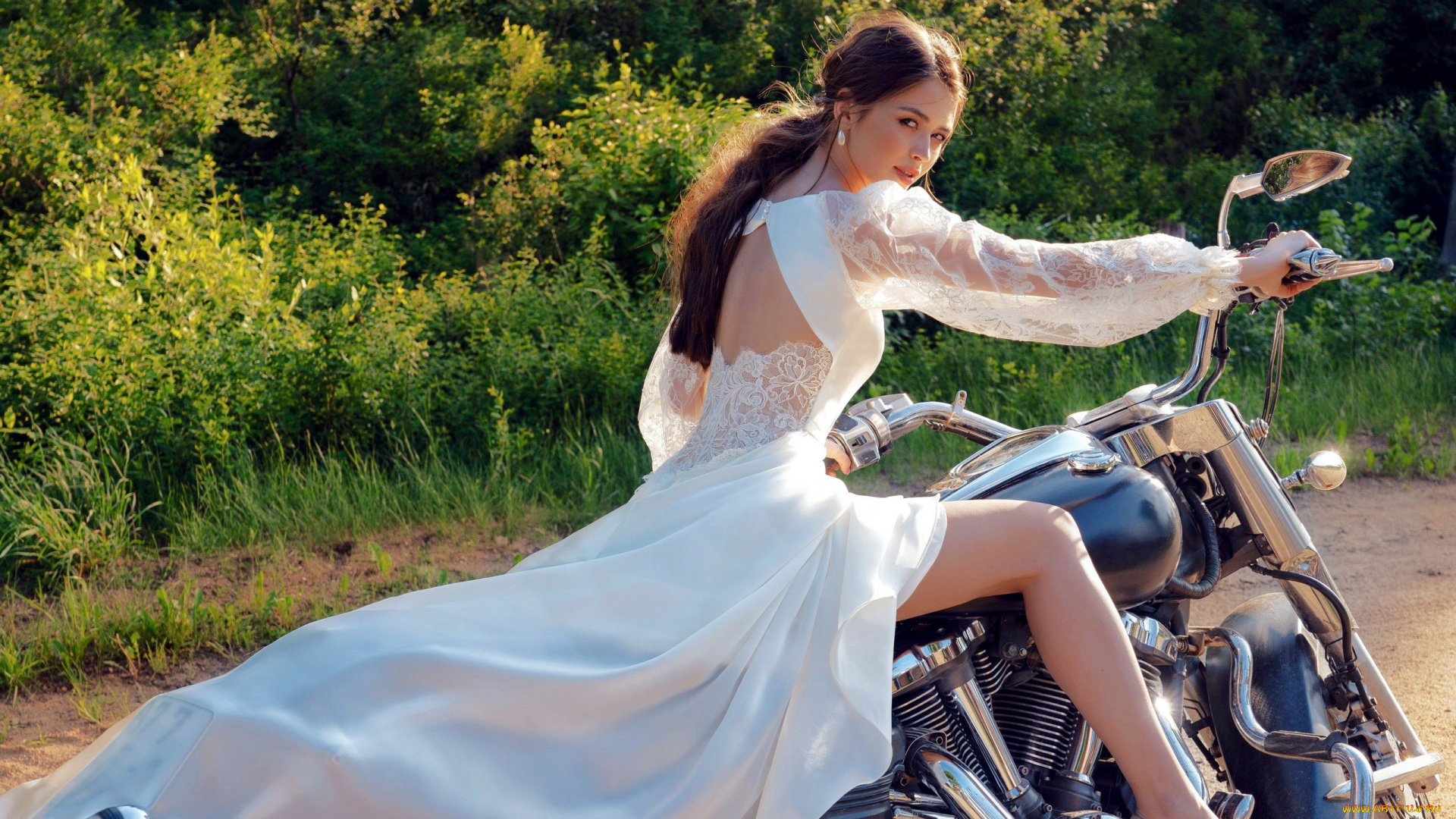 девушки, -, невесты, невеста, мотоцикл, maria, vasilevich, мария, василевич