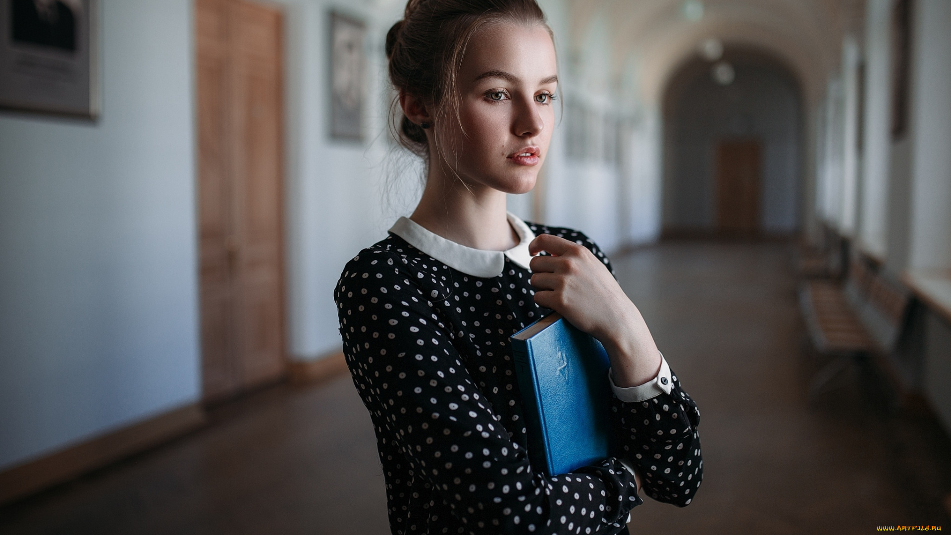 юлия, таврина, девушки, шатенка, книга, платье, юлия, таврина