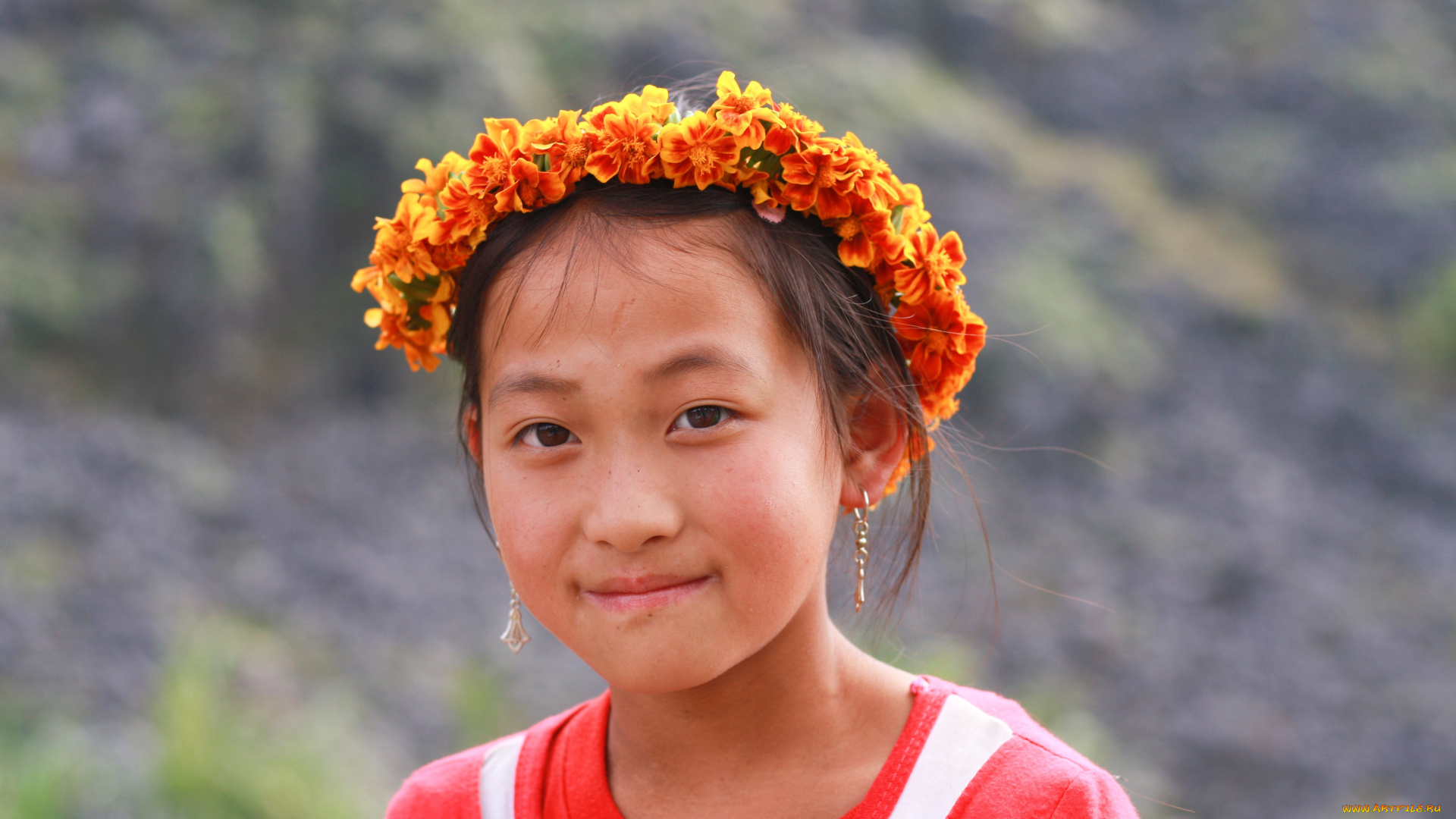 разное, дети, девочка, лицо, венок