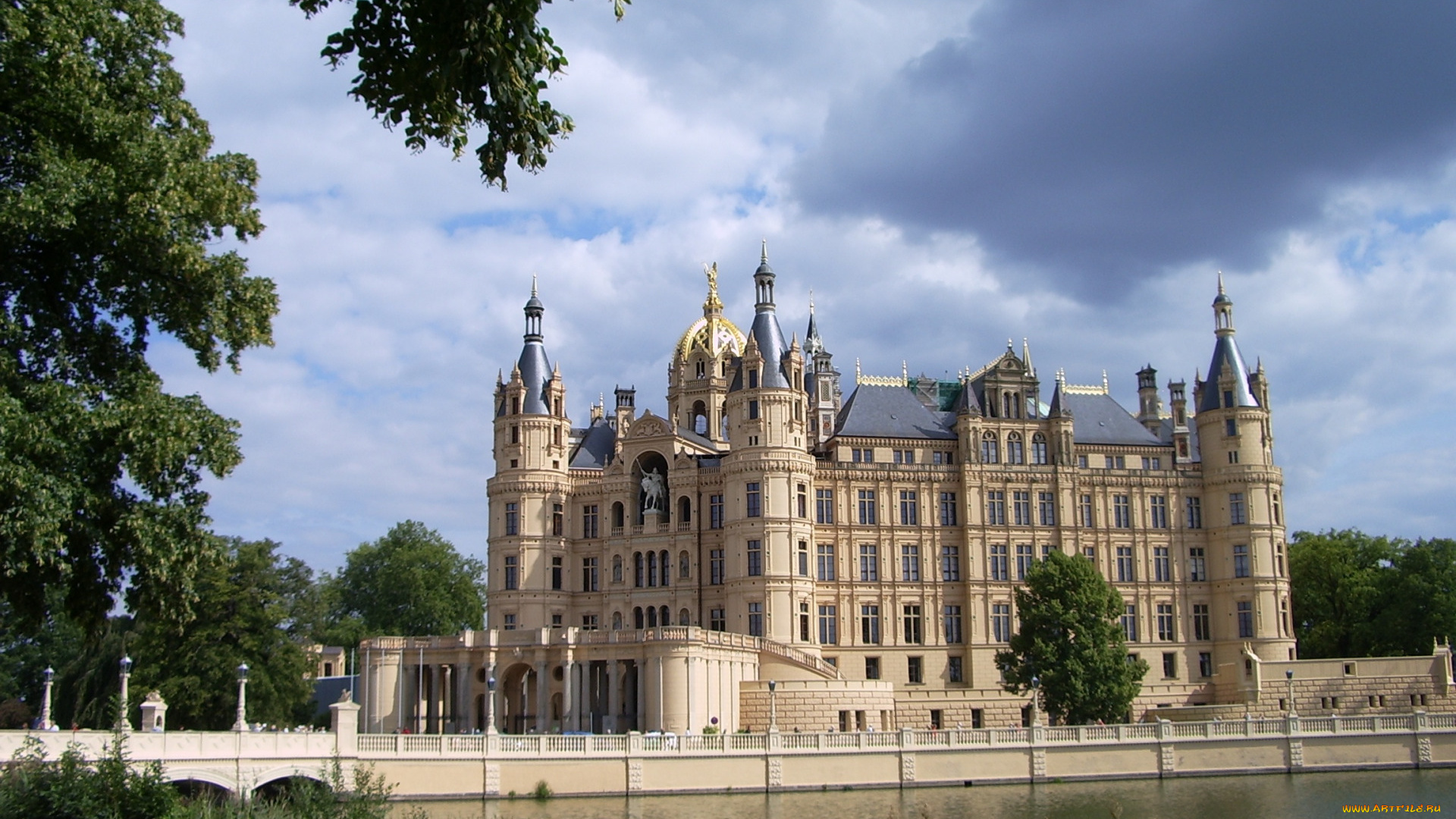 schwerin, castle, germany, города, замок, шверин, , германия, schwerin, castle