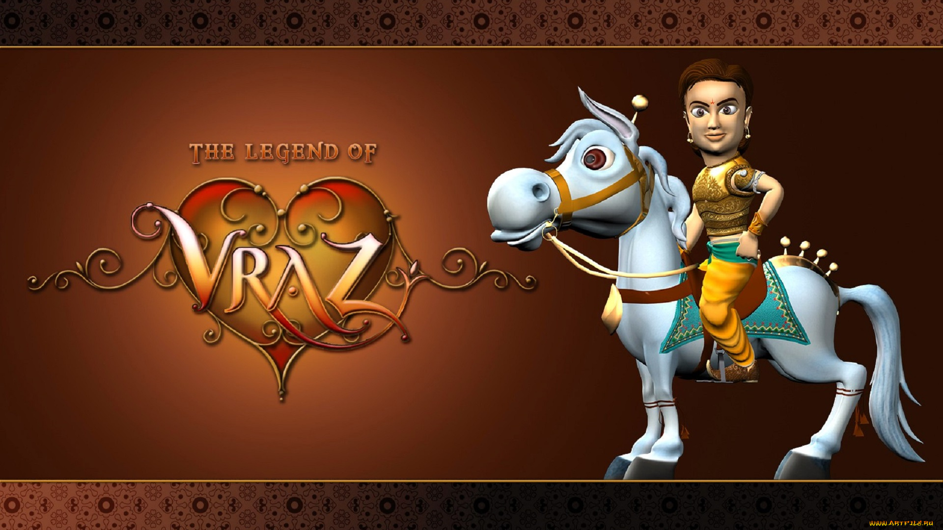 видео, игры, the, legend, of, vraz, всадник, индус, сердечко