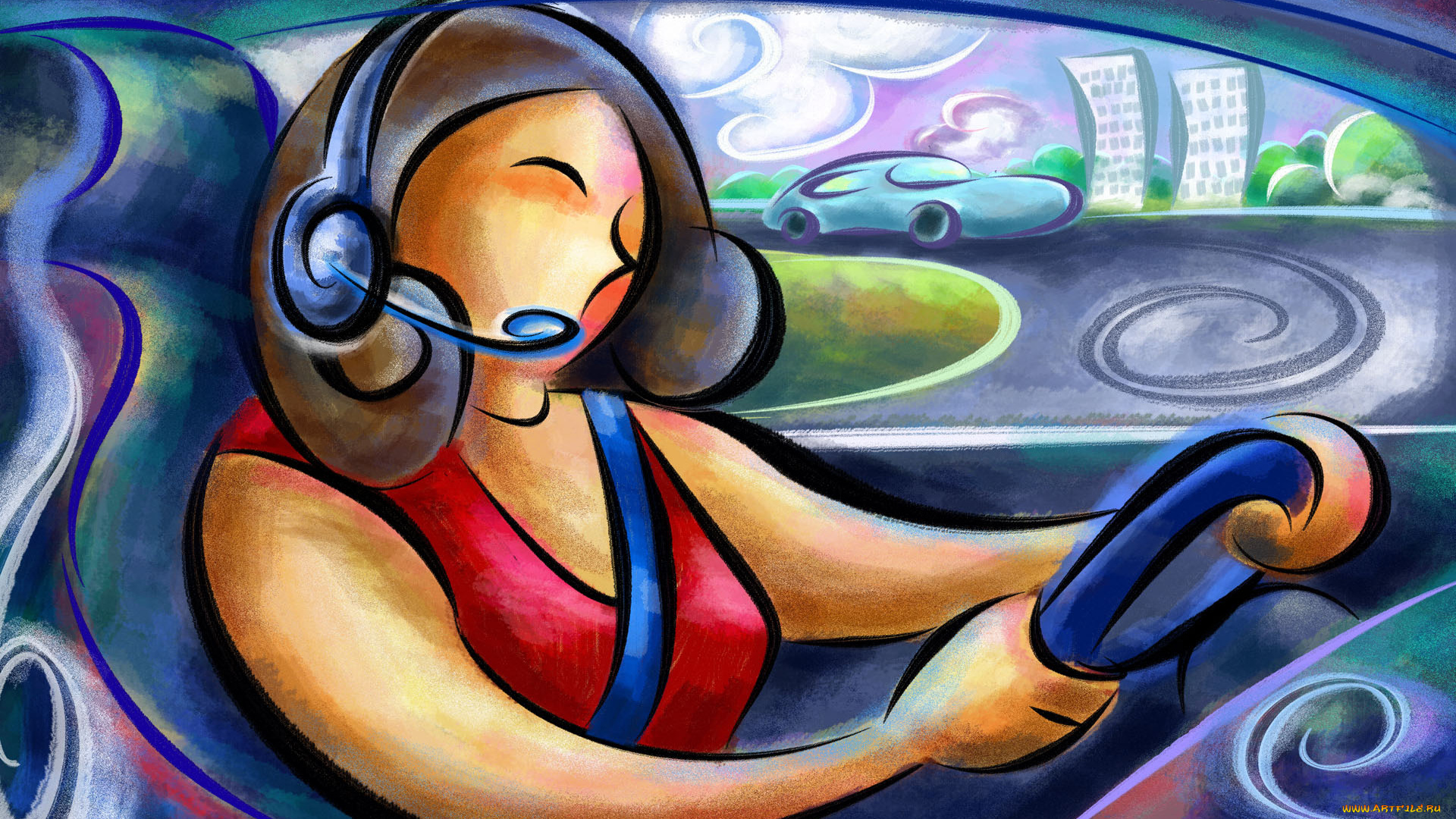 рисованные, люди