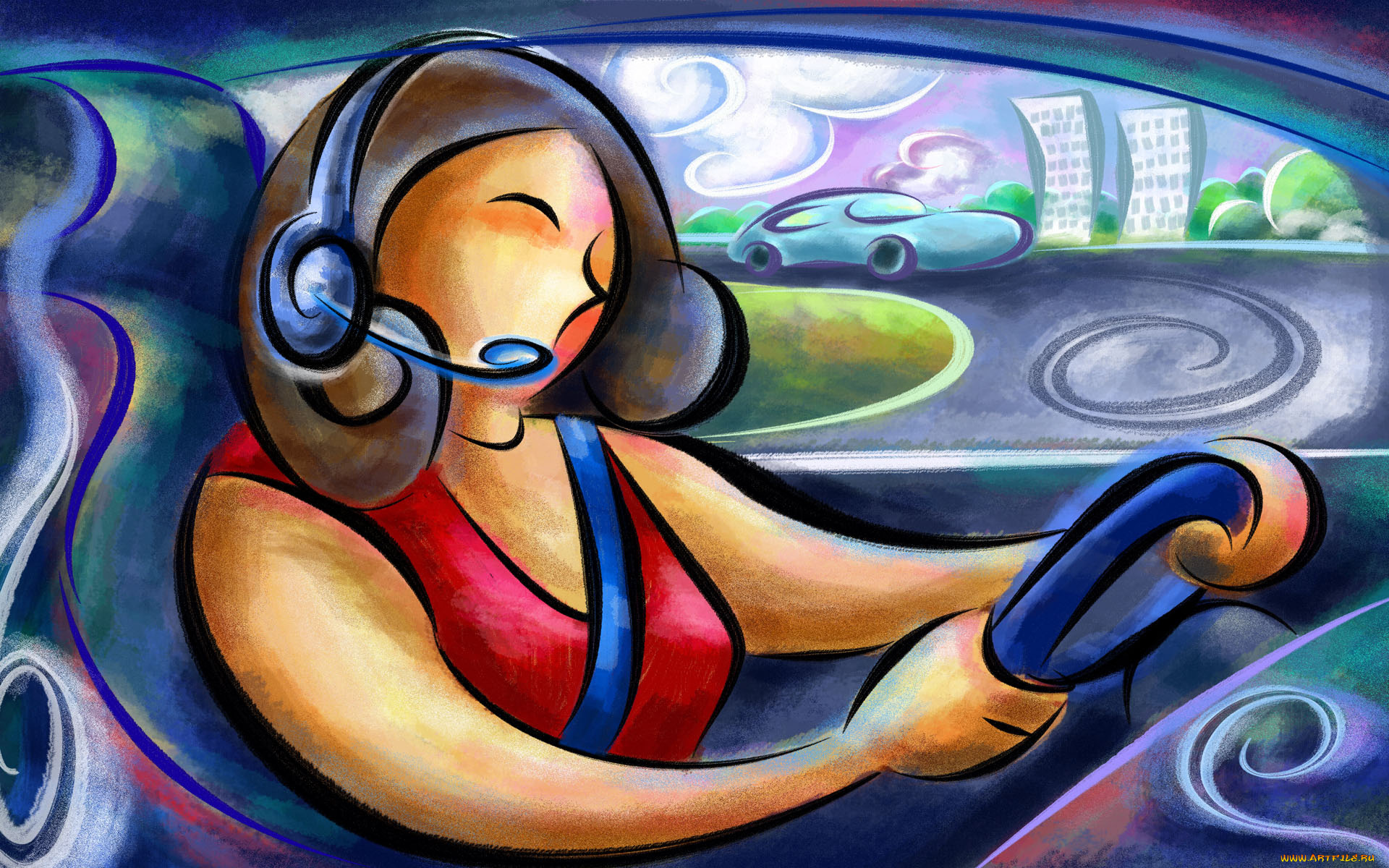 рисованные, люди