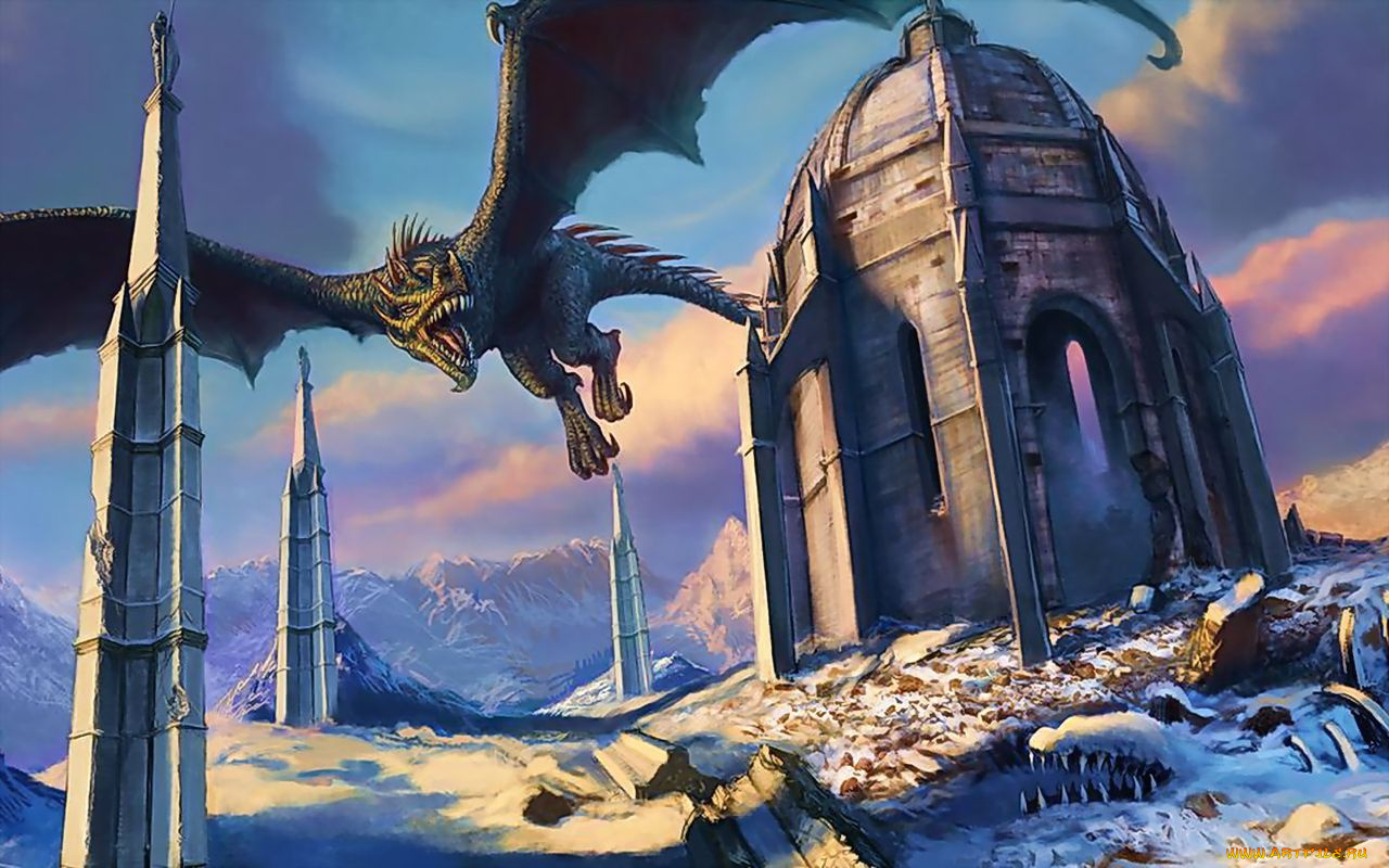 фэнтези, драконы