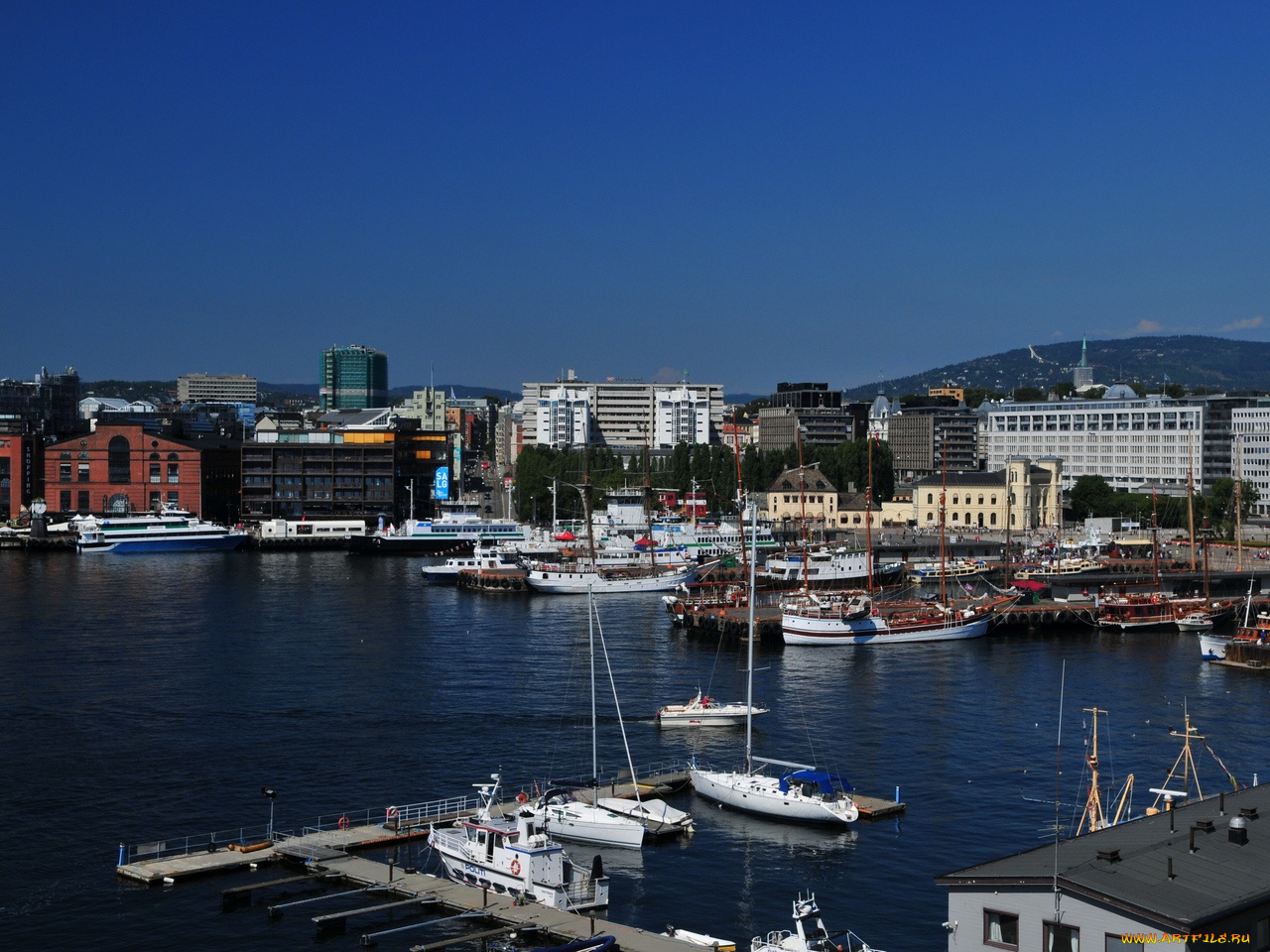 осло, города, норвегия